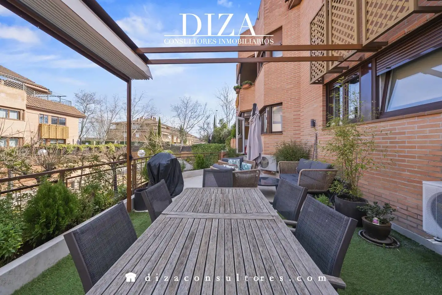 Terrassa de Planta baixa de lloguer en Las Rozas de Madrid amb Aire condicionat, Calefacció i Terrassa