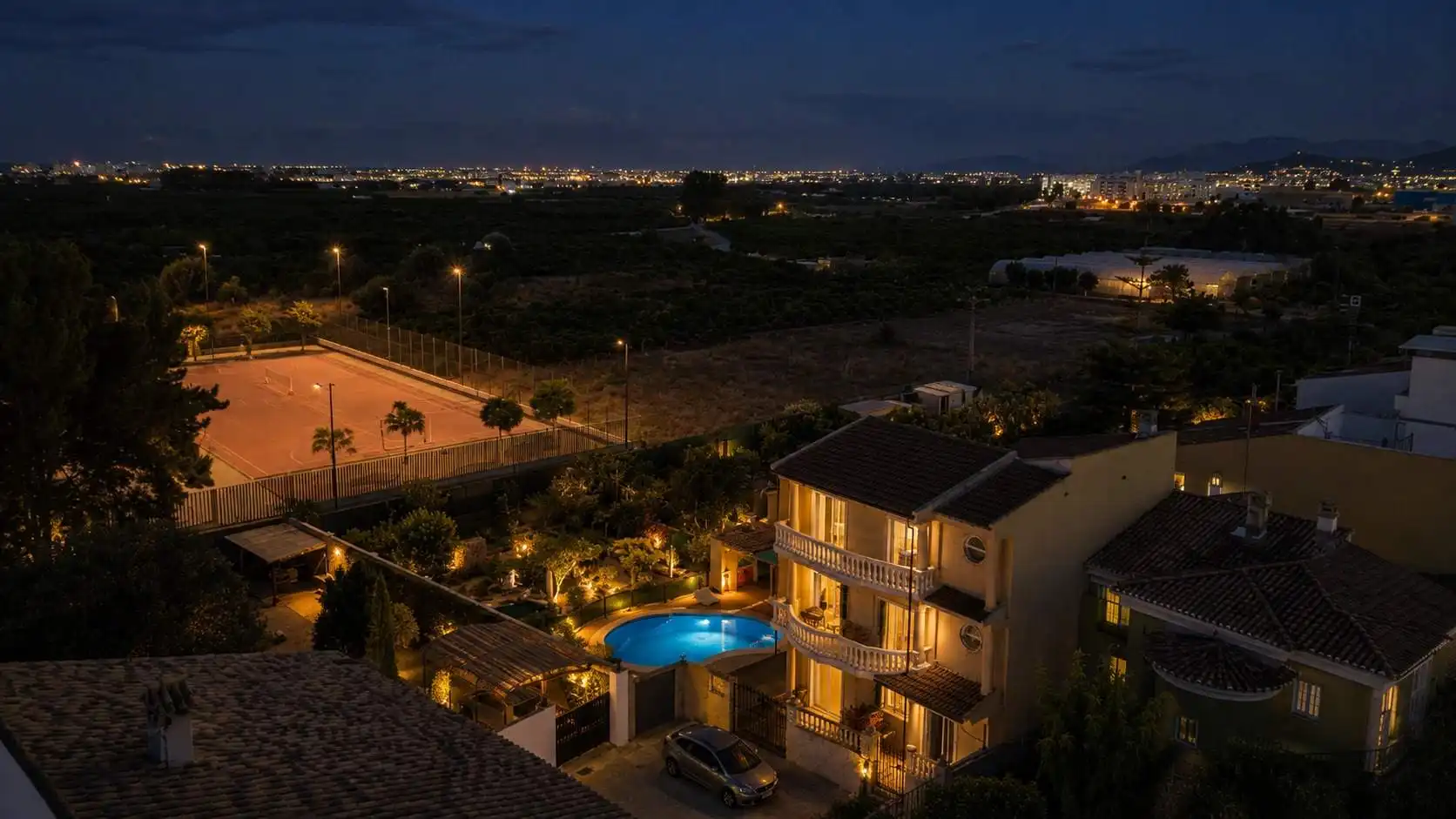 Exterior view of Houses for sale in Palmera  with Air Conditioner, Terrace and Storage room