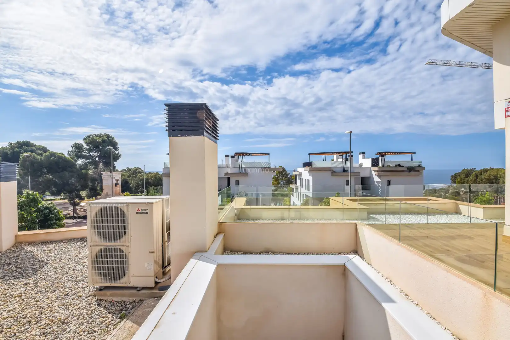 Terraza de Dúplex en venta en Villajoyosa / La Vila Joiosa con Aire acondicionado, Calefacción y Jardín privado