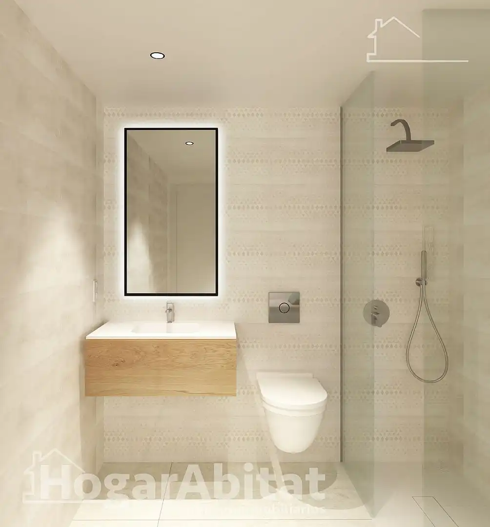 Baño de Casa adosada en venta en Santa Pola con Aire acondicionado, Terraza y Piscina comunitaria