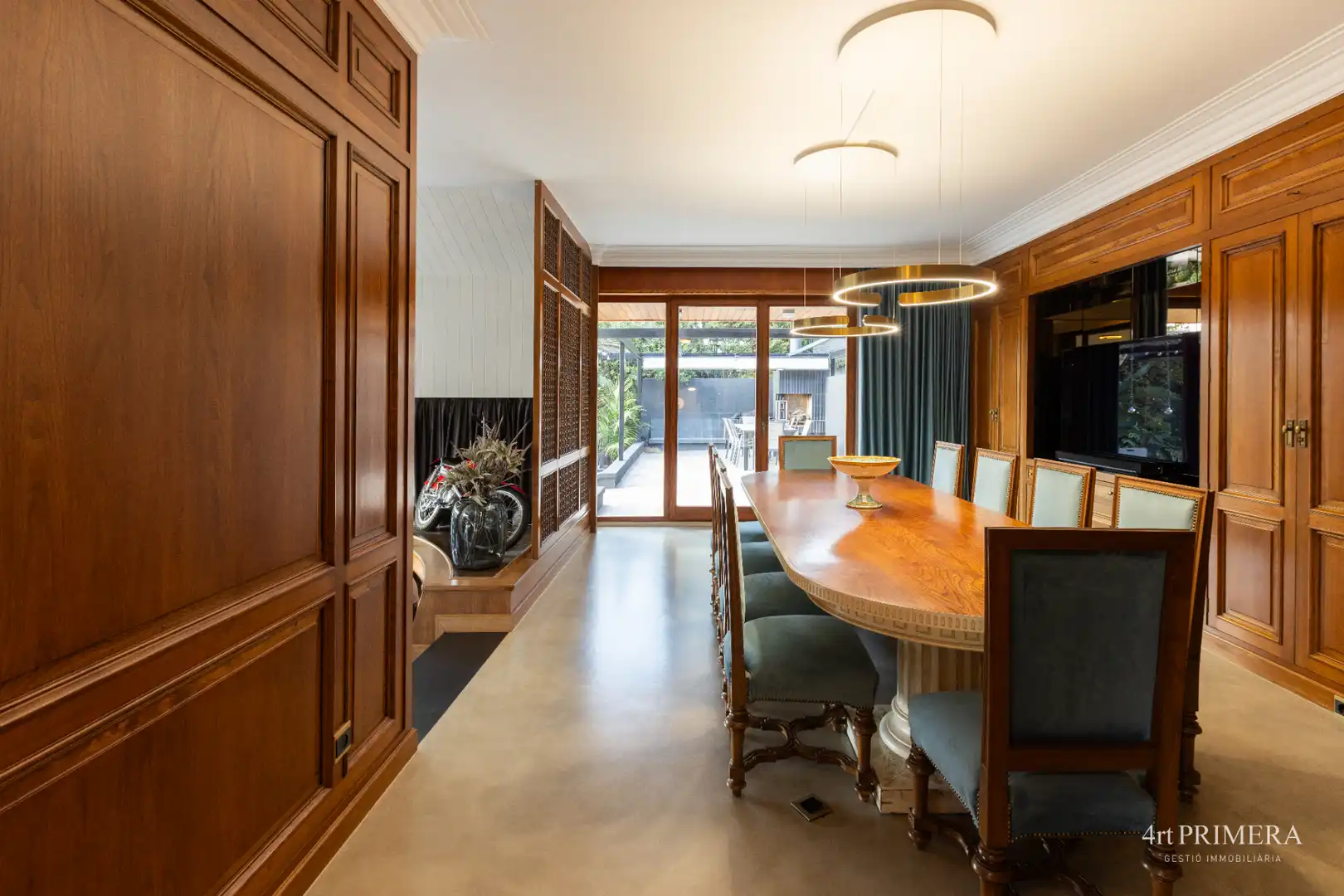 Dining room of Houses for sale in Vallromanes  with Air Conditioner, Heating and Private garden