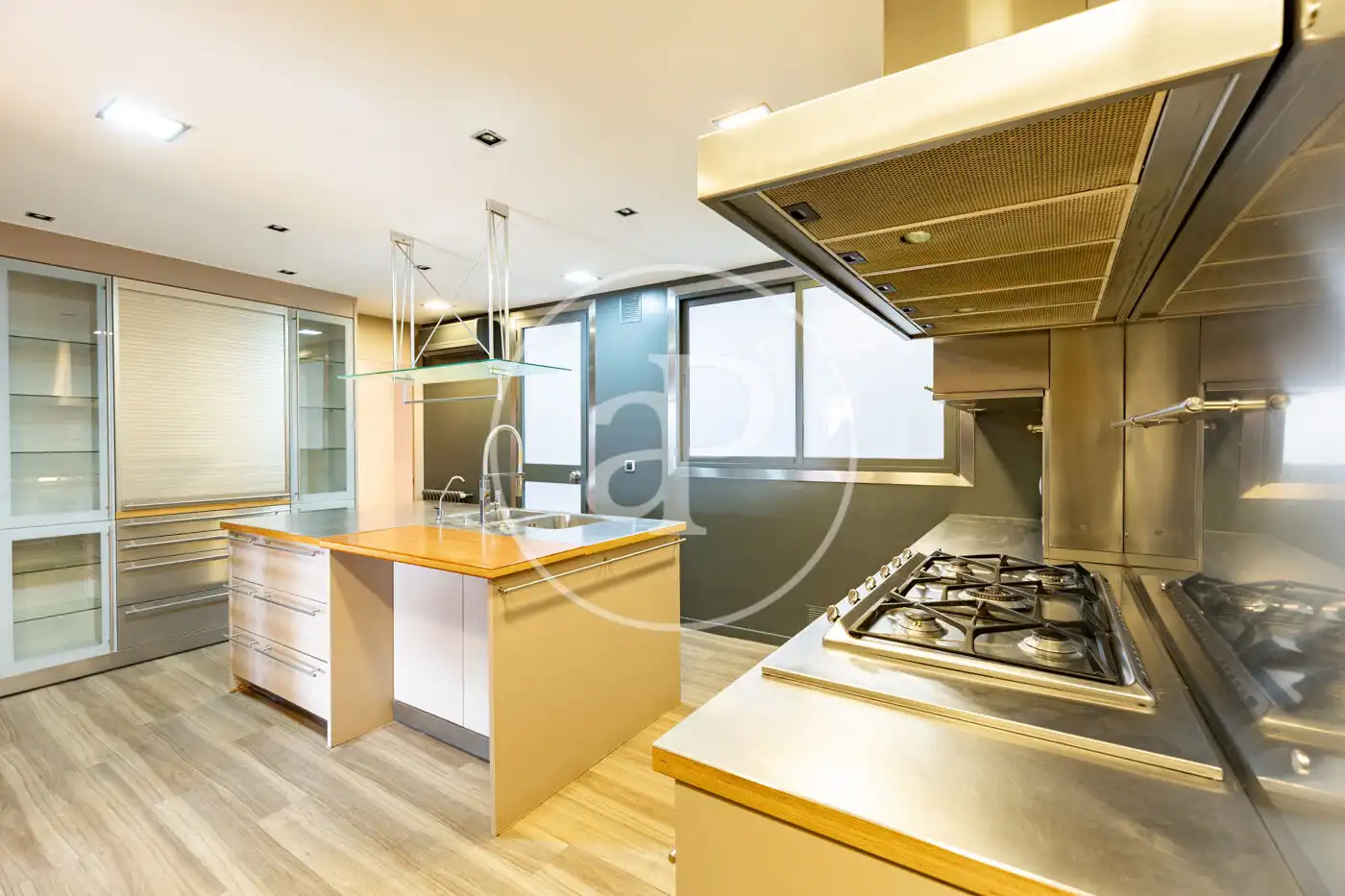 Kitchen of Flat for rent in Barcelona  with Air Conditioner, Heating and Terrace