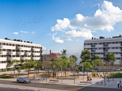 Exterior view of Flat for sale in Terrassa  with Air Conditioner, Heating and Parquet flooring
