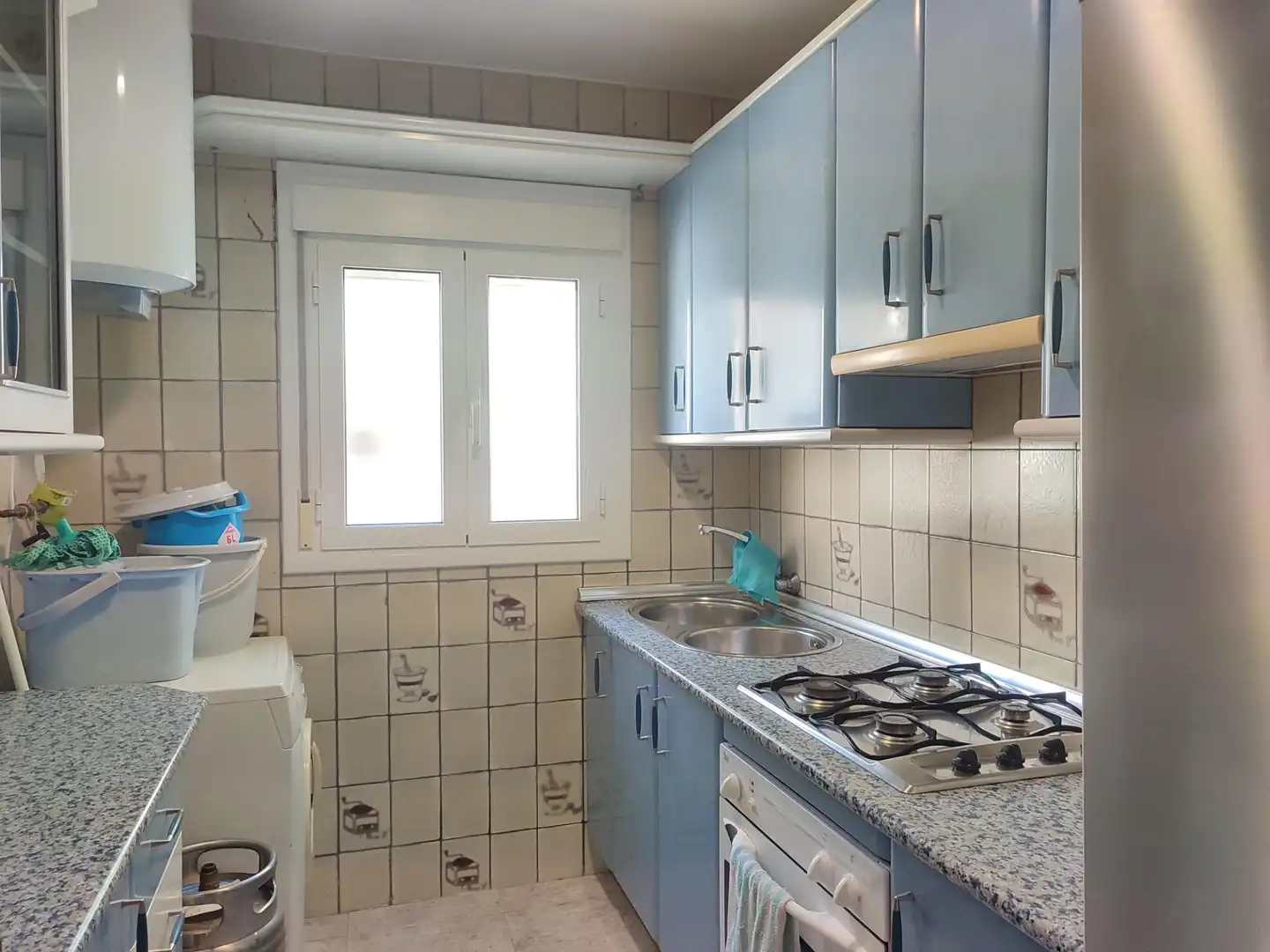 Kitchen of Flat for rent in Granada  with Furnished