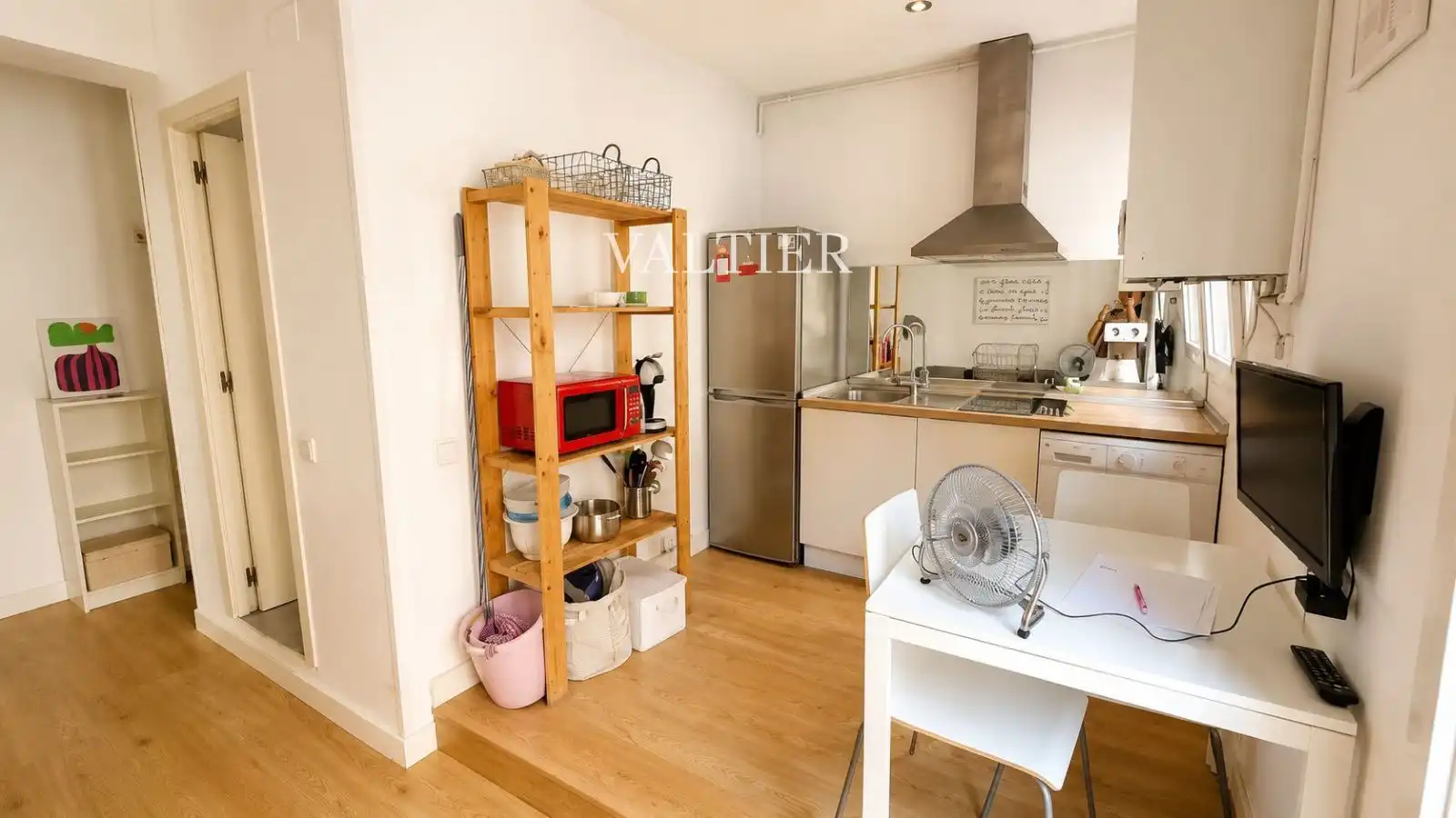 Kitchen of Attic for rent in Madrid  with Furnished