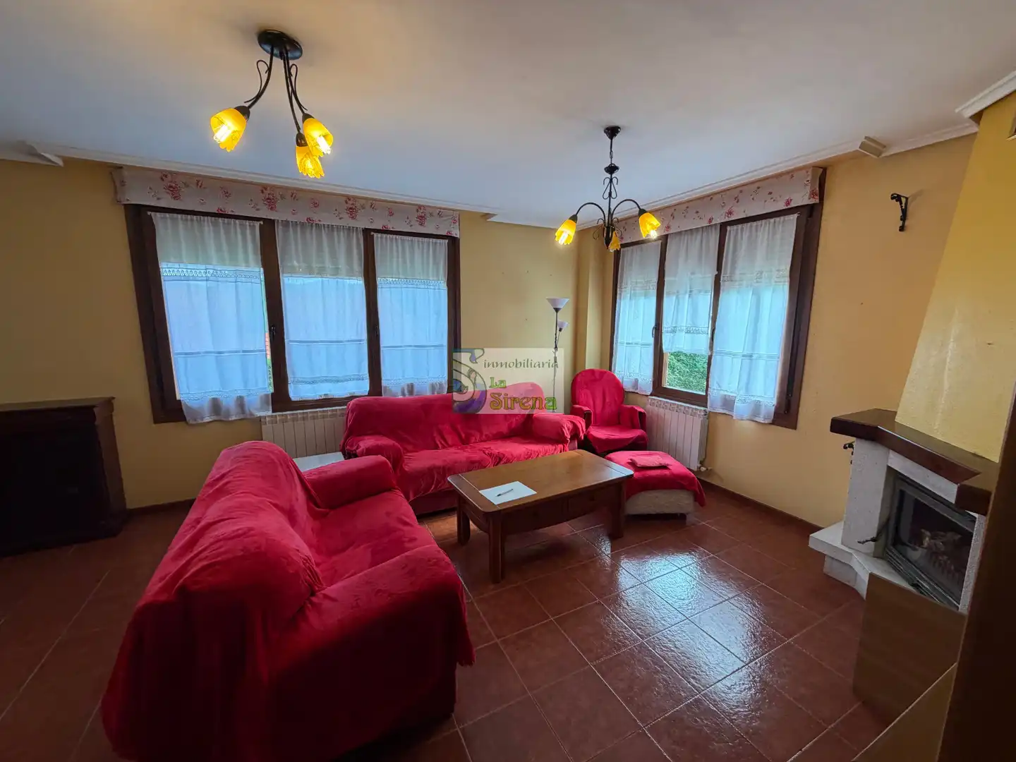 Sala d'estar de Casa o xalet de lloguer en Guriezo, Cantabria