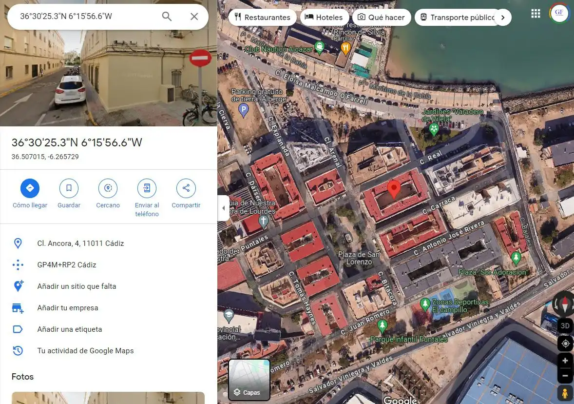 Vista exterior de Piso en venta en Cádiz