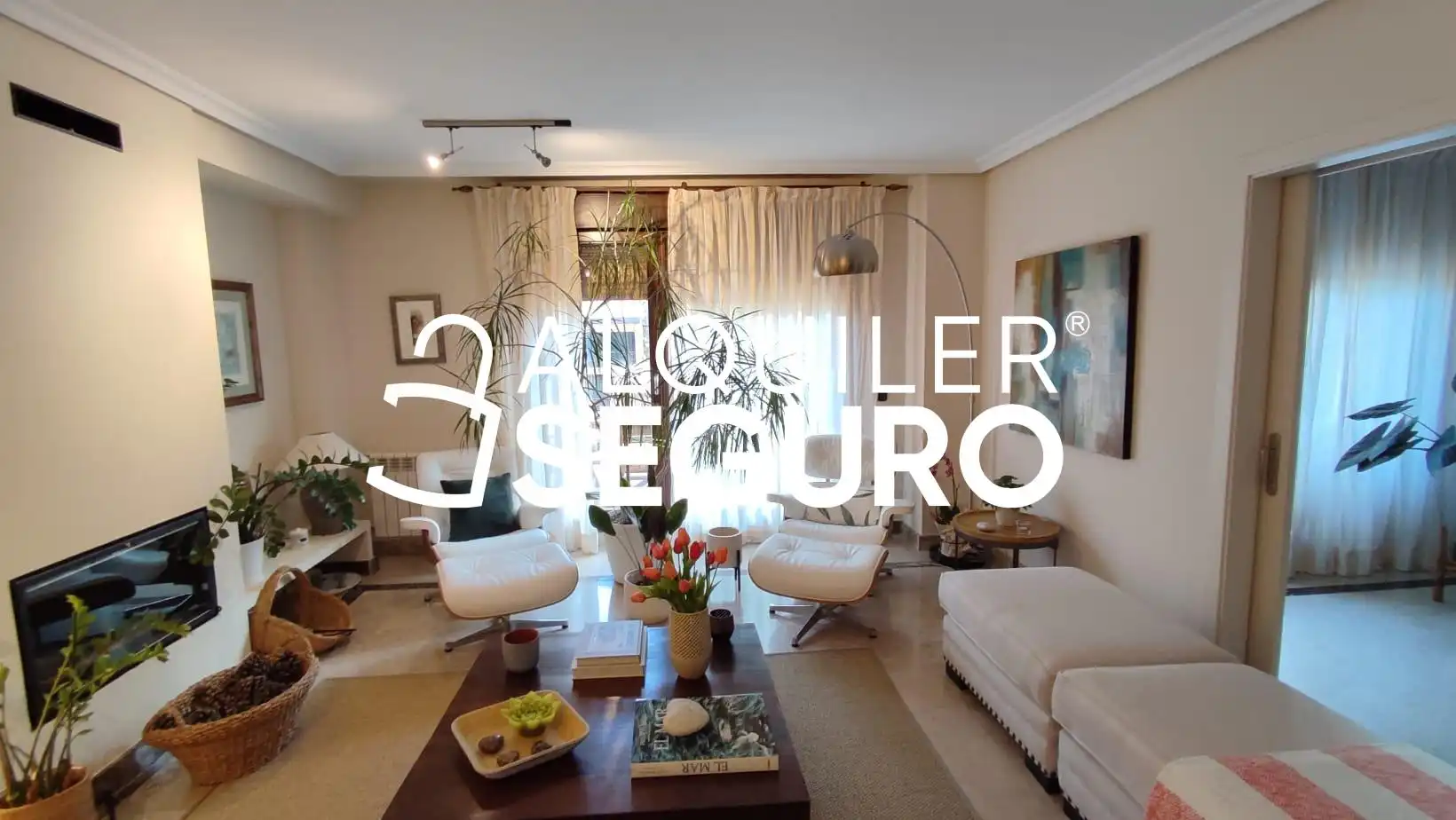 Sala de estar de Casa o chalet de alquiler en San Agustín del Guadalix con Aire acondicionado, Calefacción y Terraza