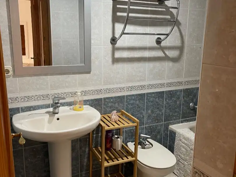 Badezimmer von Wohnungen zur Miete in Roquetas de Mar mit Klimaanlage