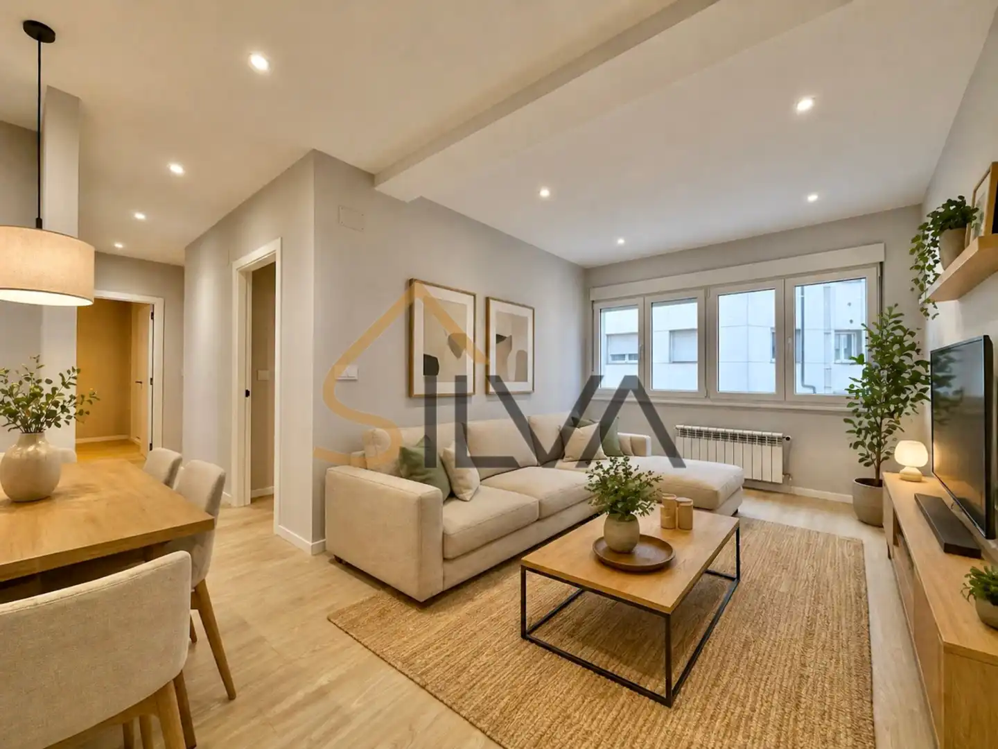 Sala de estar de Piso en venta en Lugo Capital con Calefacción, Terraza y Trastero