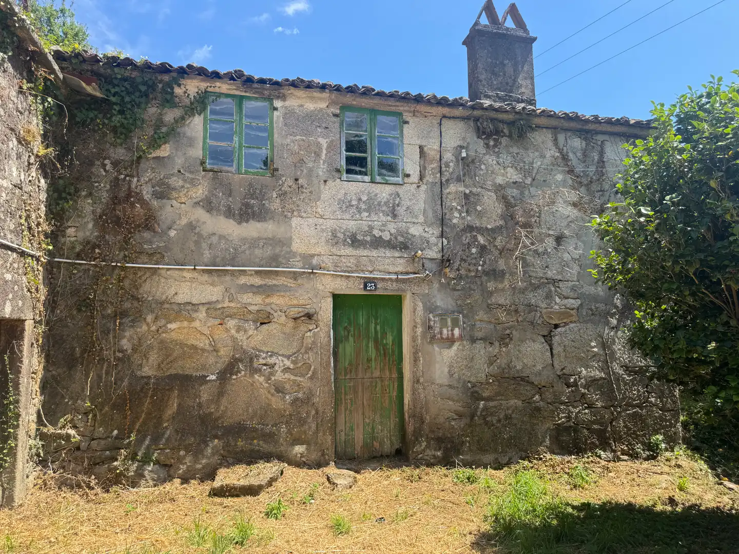 Vista exterior de Finca rústica en venta en Muros con Jardín privado y Terraza
