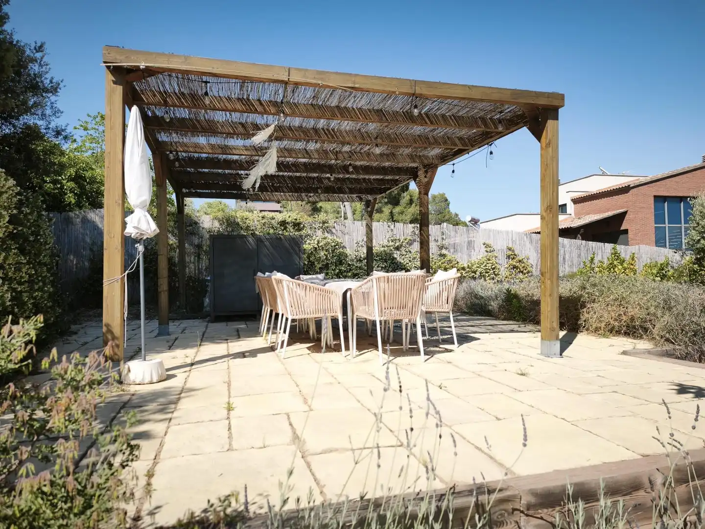Terraza de Casa o chalet en venta en Castellar del Vallès con Calefacción, Jardín privado y Parquet