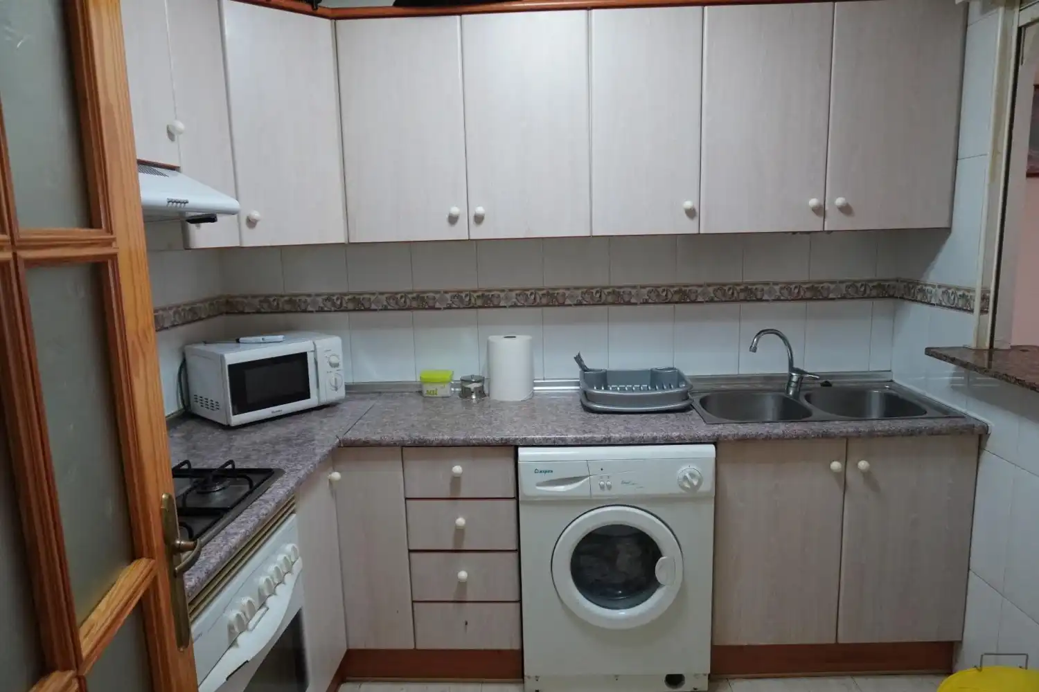 Küche von Wohnung zur Miete in Mazarrón mit Klimaanlage, Terrasse und Möbliert