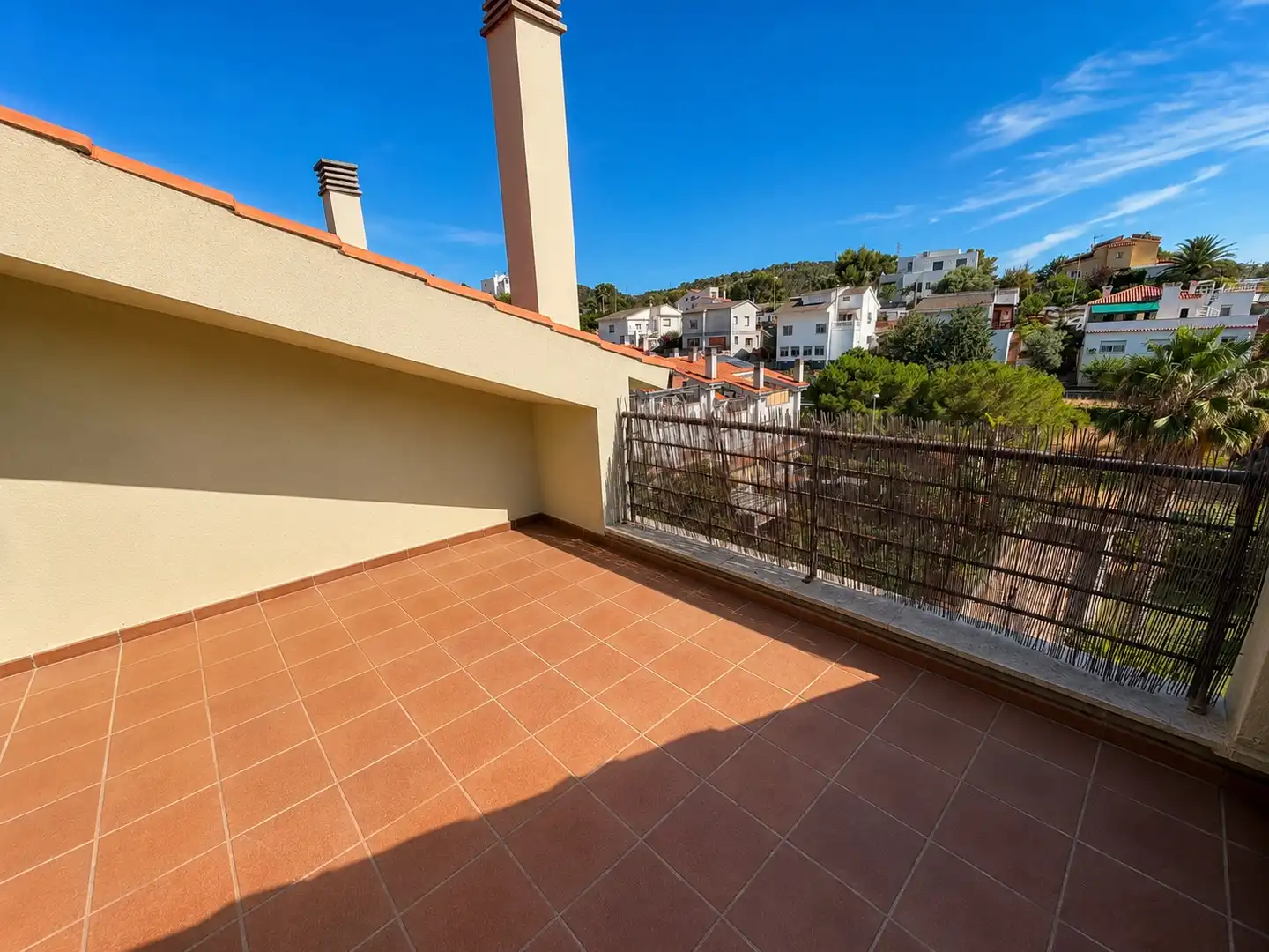 Terrassa de Casa adosada en venda en Sitges amb Aire condicionat, Calefacció i Jardí privat