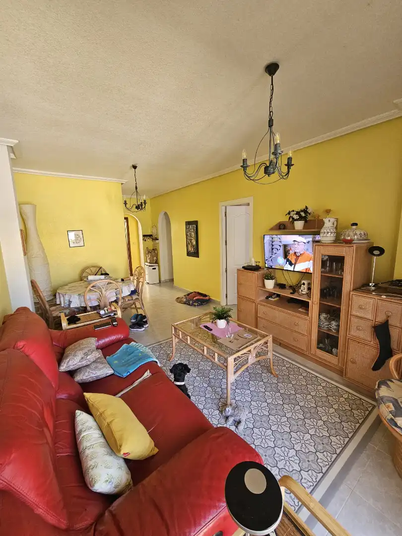 Sala de estar de Casa adosada en venta en Los Alcázares con Terraza, Amueblado y Horno