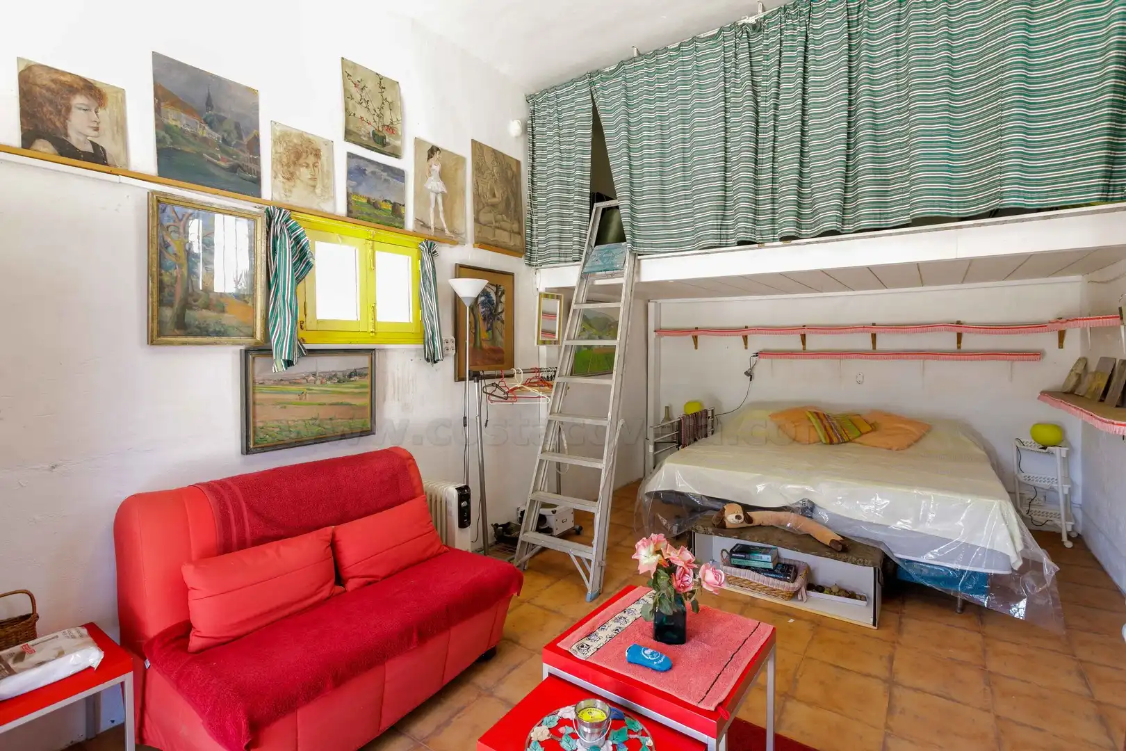 Schlafzimmer von Haus oder Chalet zum Verkauf in El Campello mit Klimaanlage, Privatgarten und Terrasse