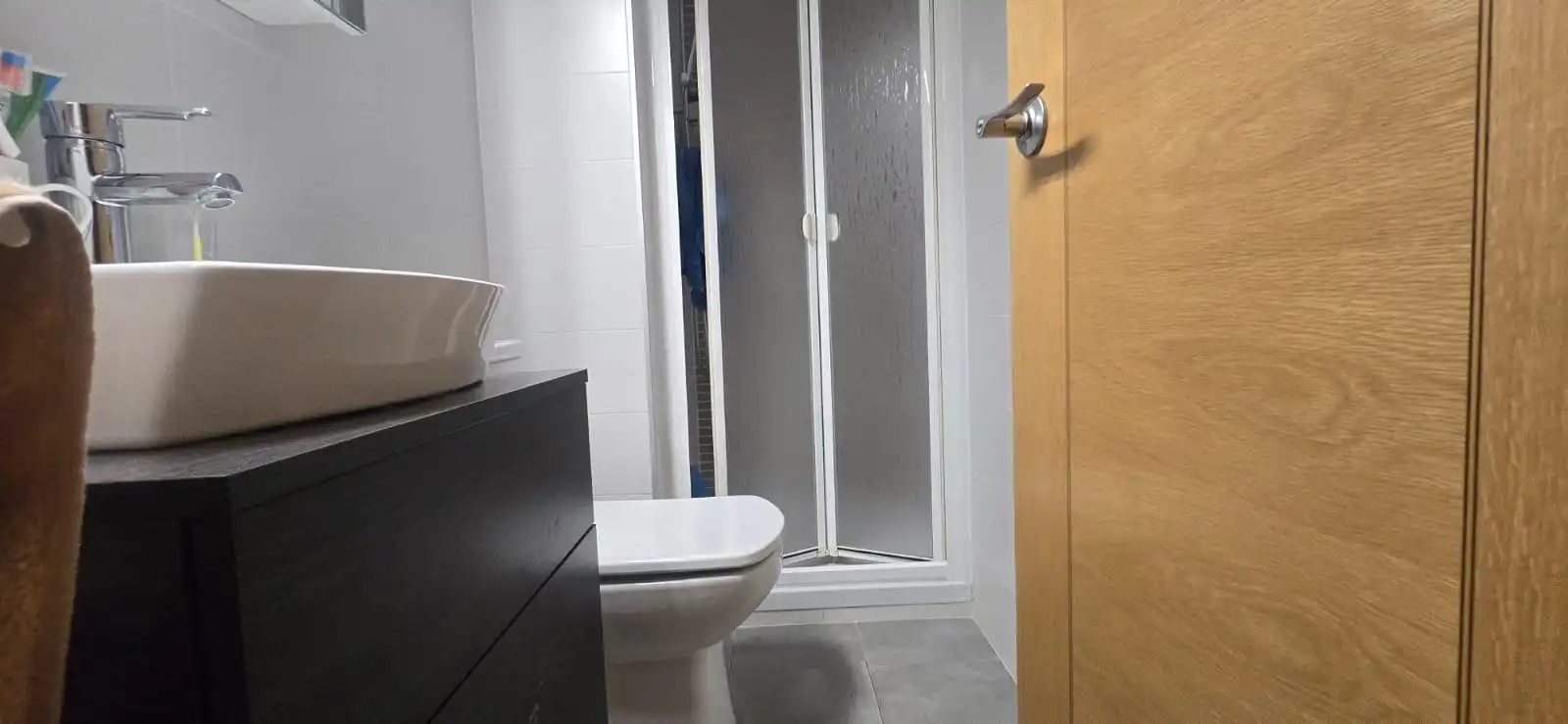 Baño de Apartamento de alquiler en Alboraya con Aire acondicionado, Amueblado y Balcón