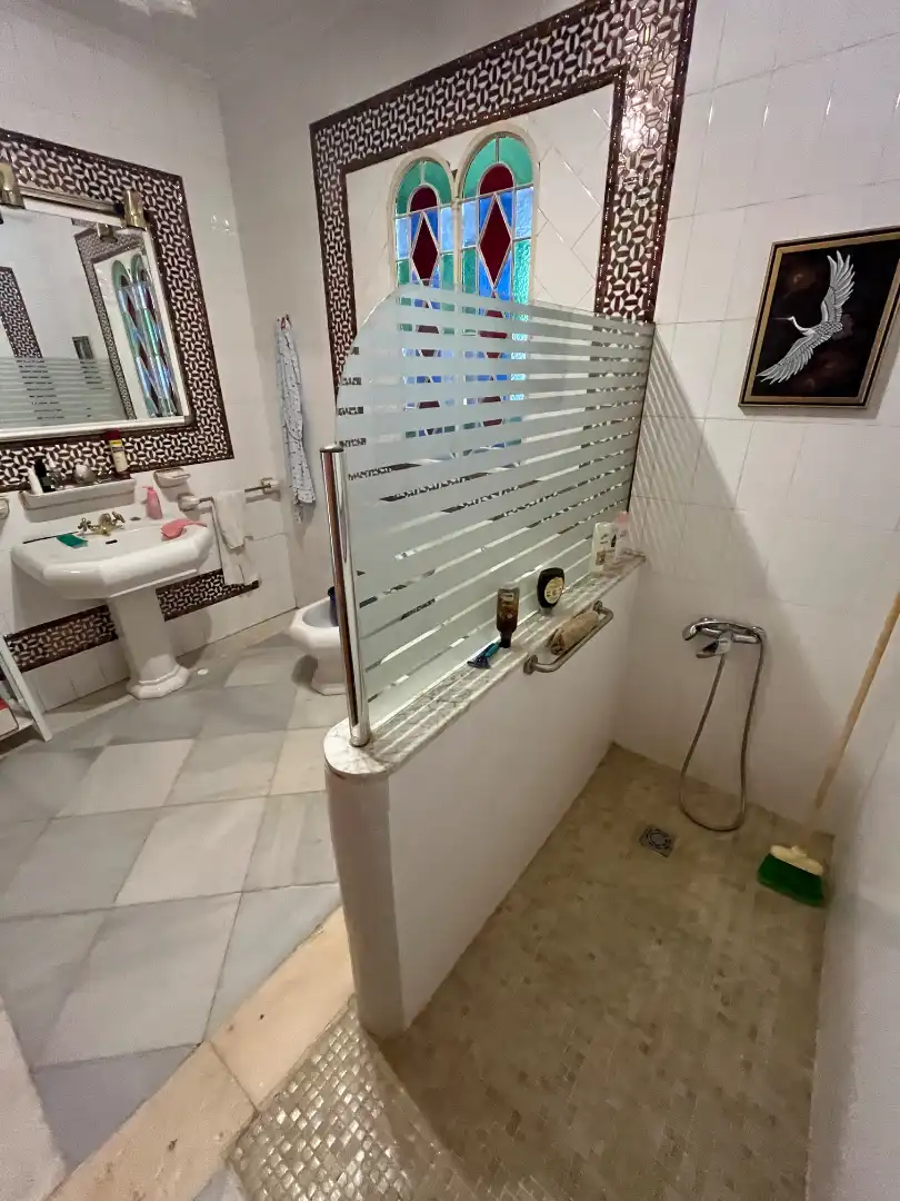 Bany de Casa o xalet en venda en Villanueva del Ariscal amb Aire condicionat, Traster i Piscina