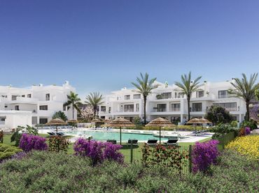 Apartament amb balcó en venda a Estepona Pueblo