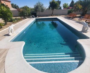 Piscina de Casa o xalet en venda en Numancia de la Sagra amb Terrassa, Piscina i Balcó