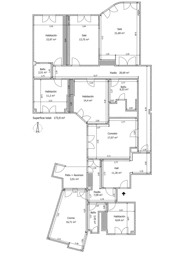 Piso en venta en Área Romántica