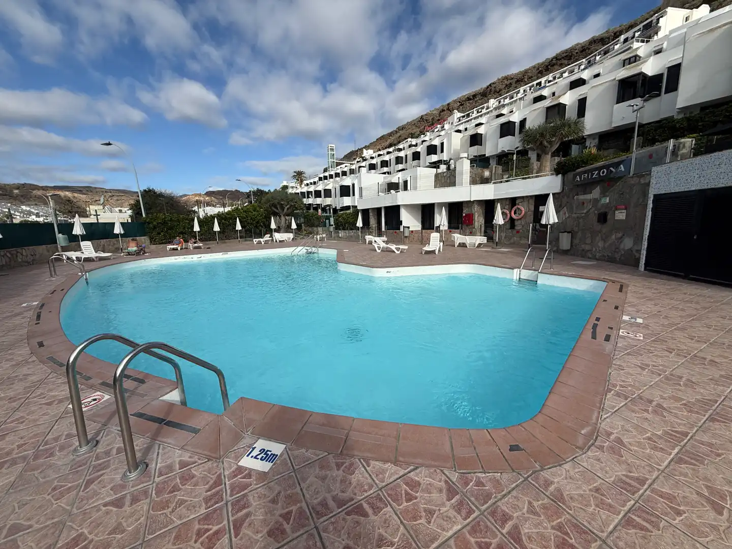 Piscina de Casa adosada en venda en Mogán amb Jardí privat, Terrassa i Traster
