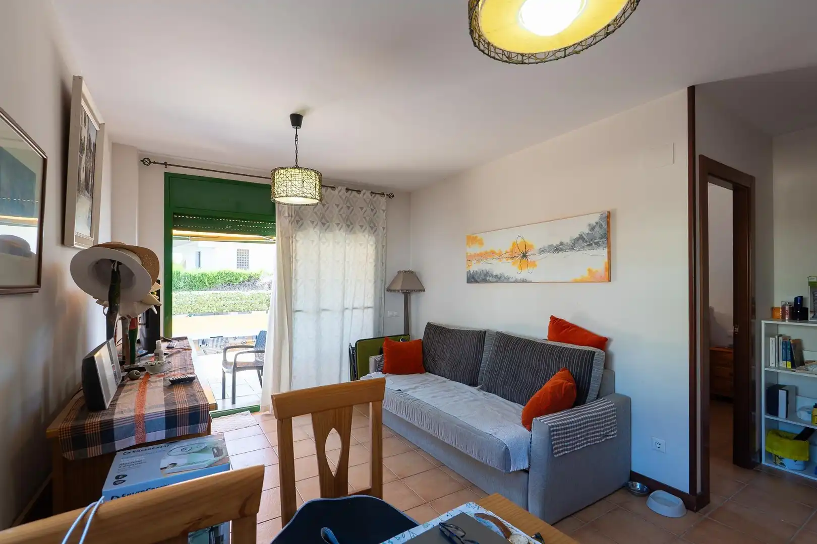 Wohnzimmer von Erdgeschoss zum Verkauf in Amposta mit Terrasse, Abstellraum und Möbliert