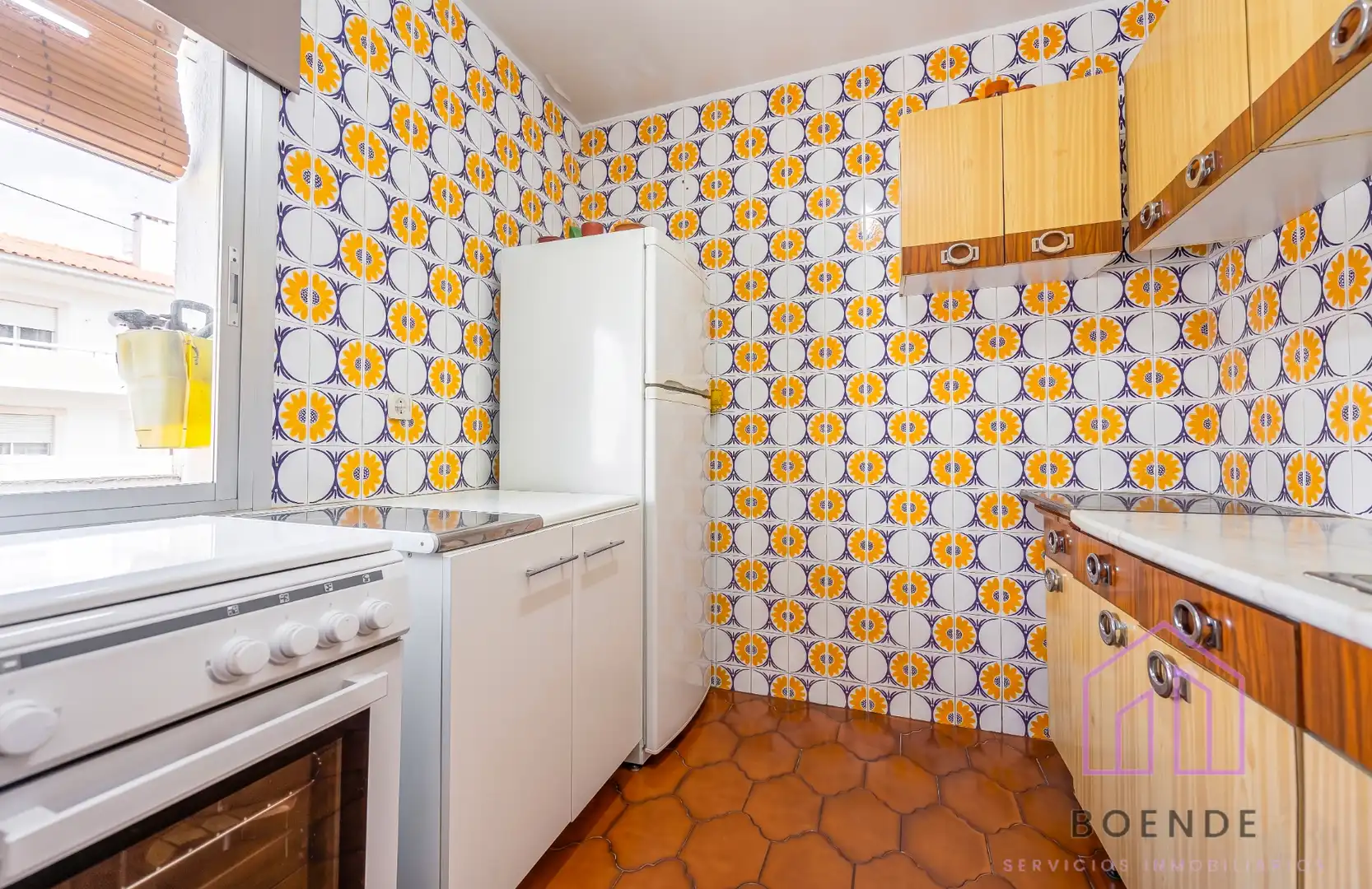 Kitchen of Flat for sale in Getafe  with Air Conditioner, Terrace and Furnished