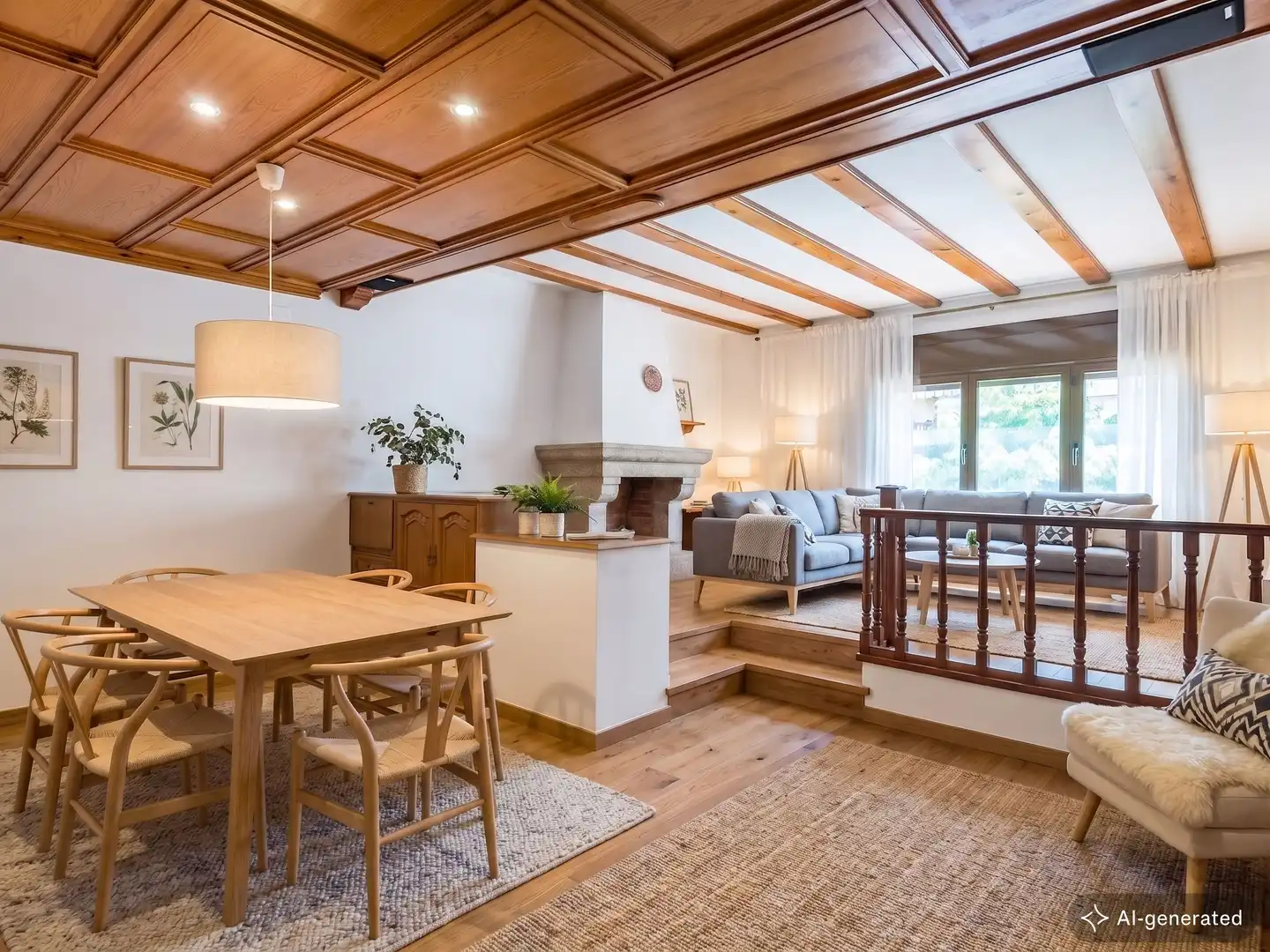 Esszimmer von Haus oder Chalet zum Verkauf in Caldes de Montbui mit Heizung und Parkett
