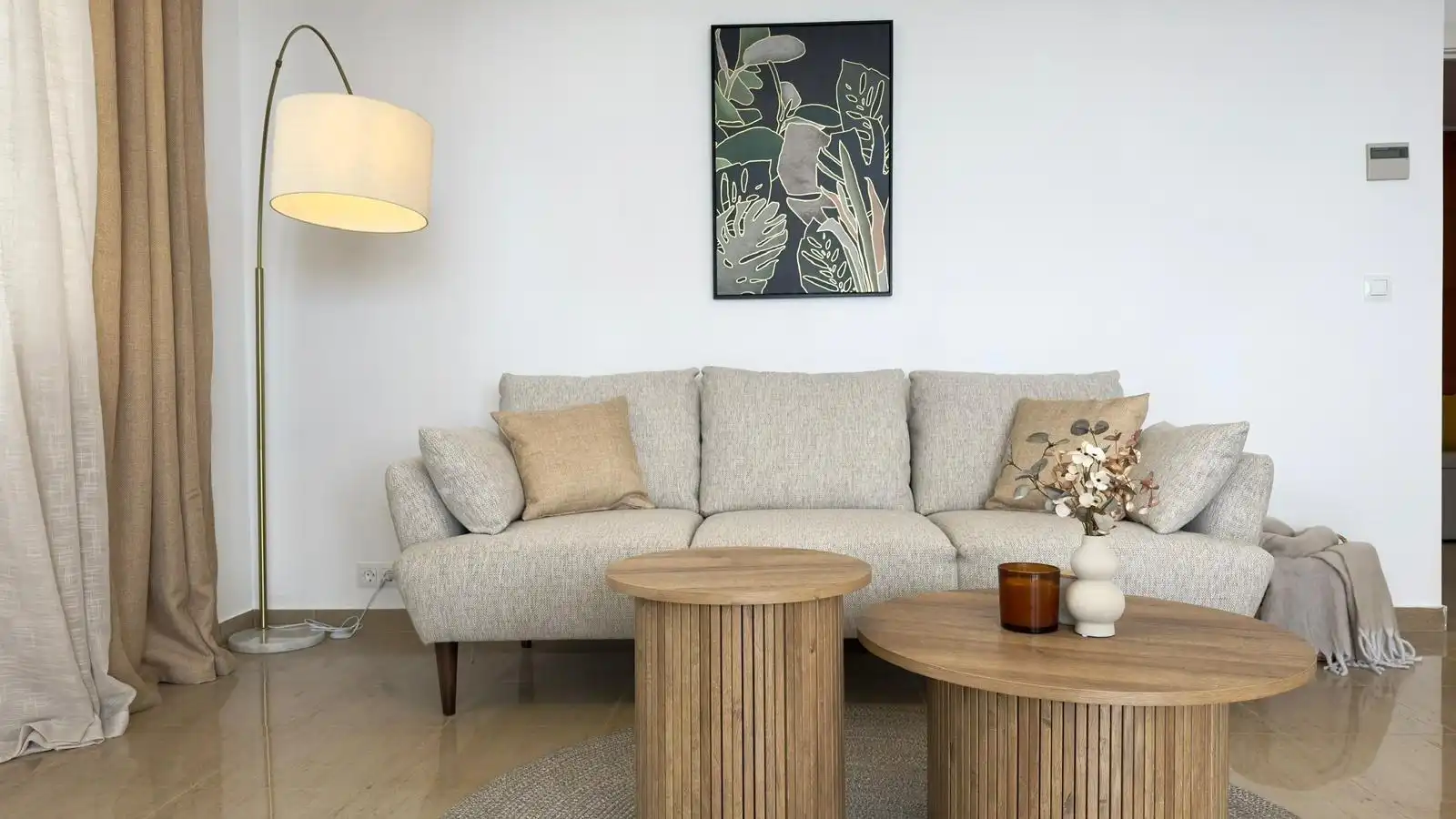 Wohnzimmer von Wohnung zum Verkauf in Benidorm mit Klimaanlage, Heizung und Terrasse