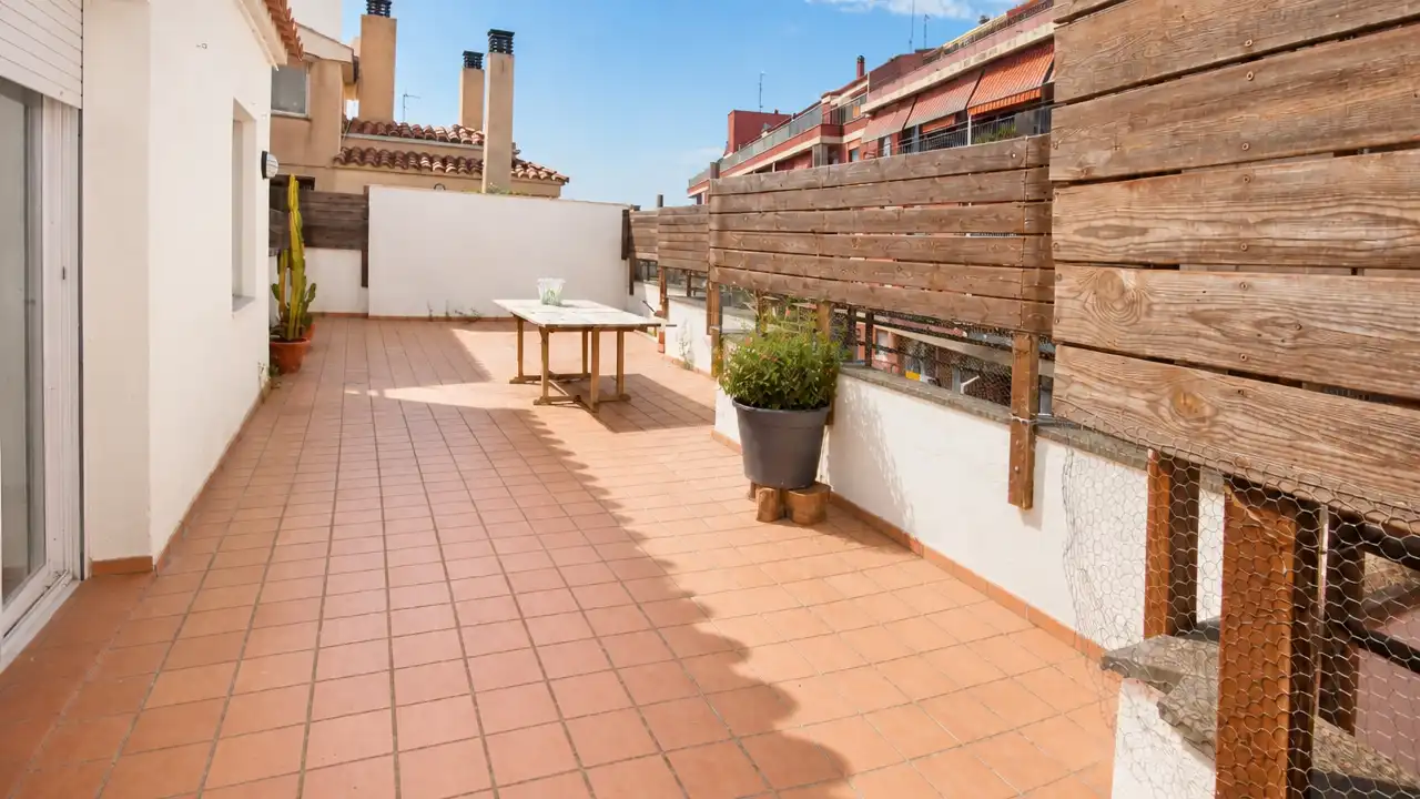 Terrace of Attic for sale in Figueres  with Heating, Terrace and Balcony