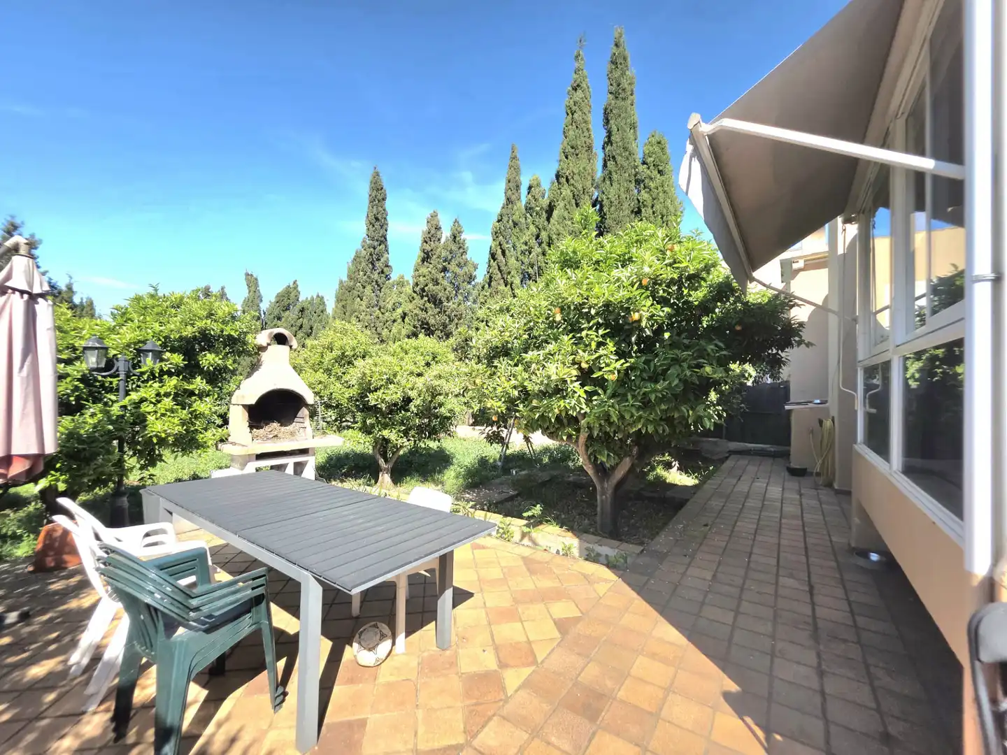 Terrasse von Haus oder Chalet zum Verkauf in Bunyola mit Klimaanlage, Heizung und Privatgarten