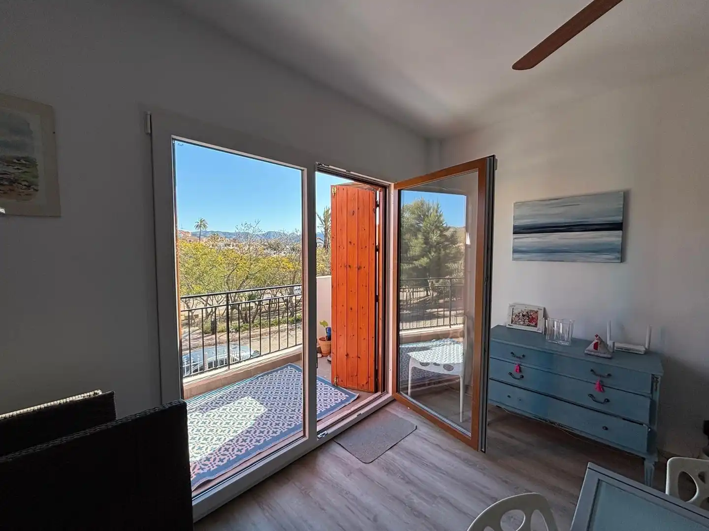Terrassa de Apartament en venda en Mazarrón amb Aire condicionat, Parquet i Moblat