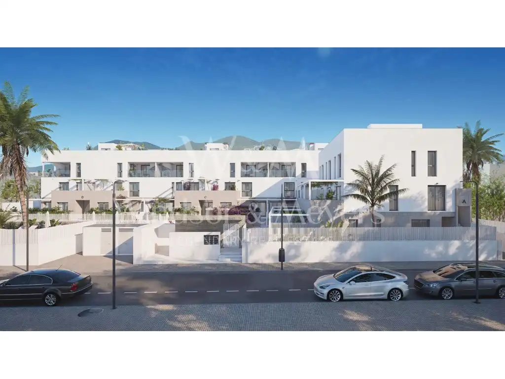 Außenansicht von Erdgeschoss zum Verkauf in Eivissa mit Klimaanlage, Schwimmbad und Ofen