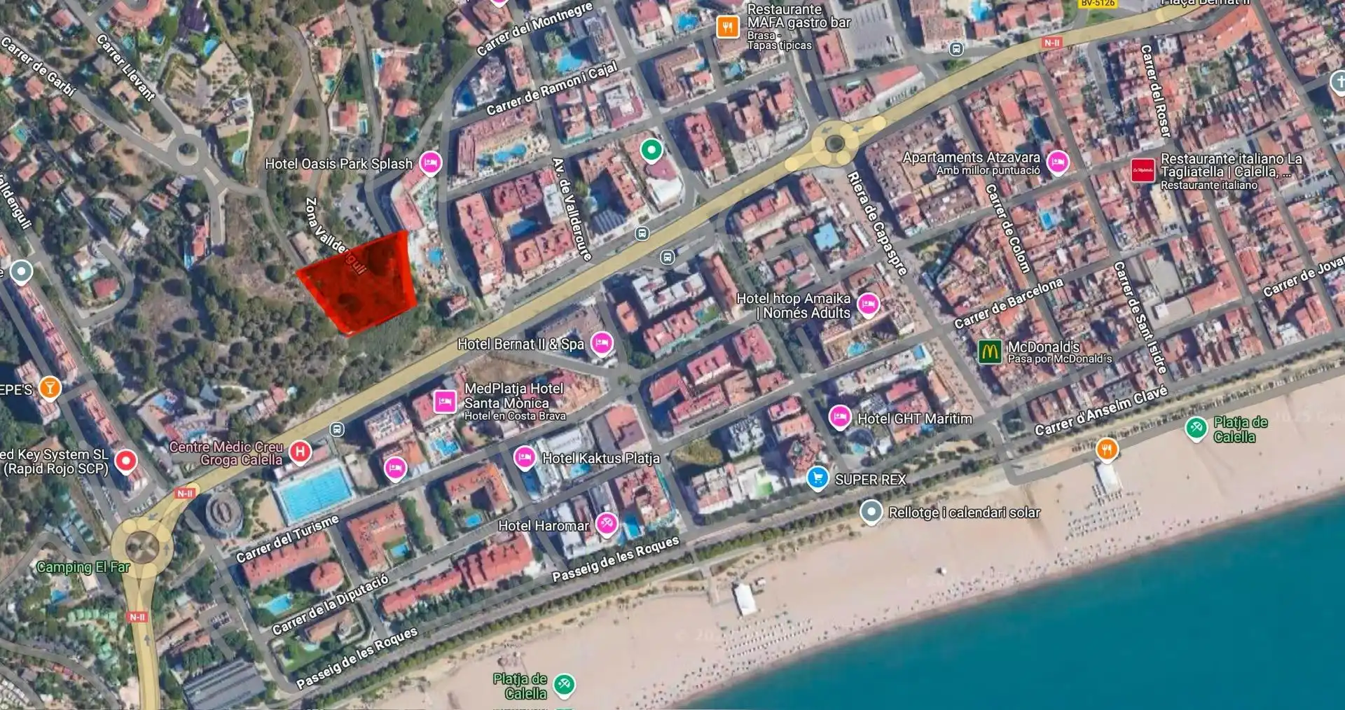 Residential land for sale in Calella