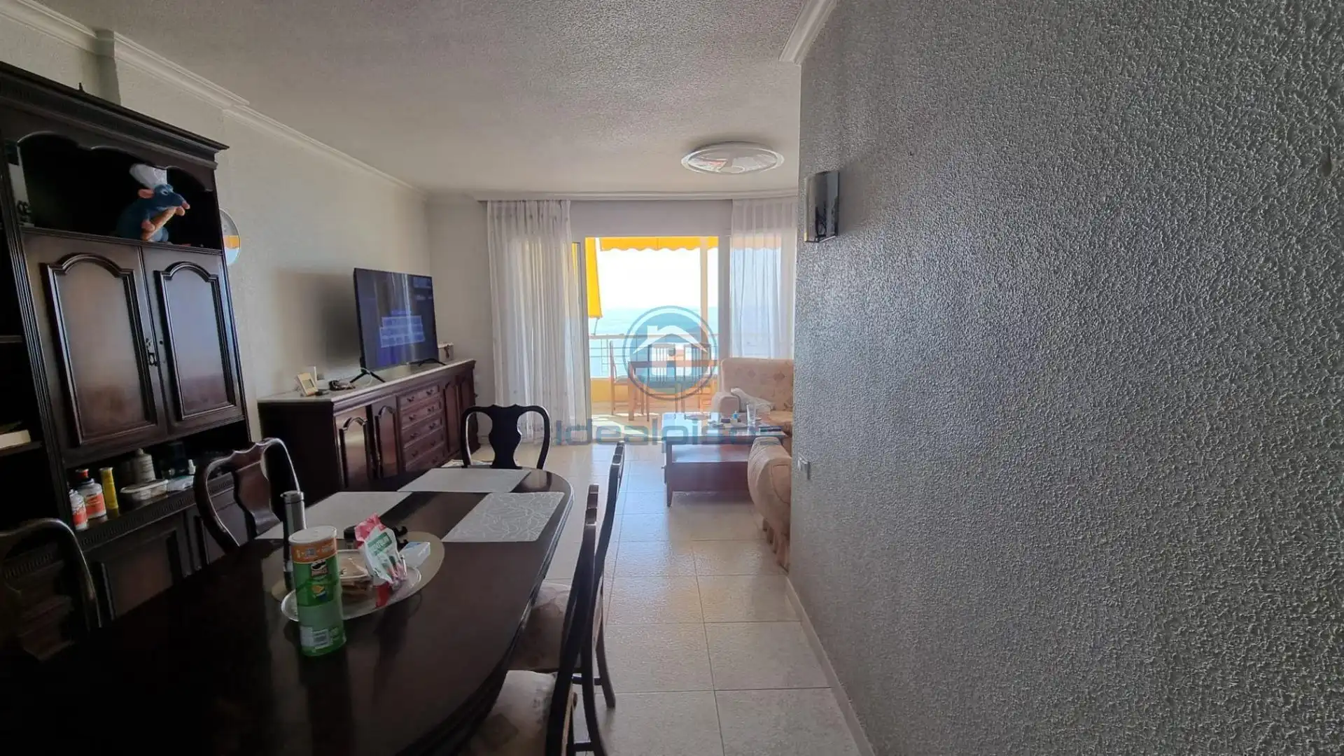 Sala d'estar de Pis en venda en Alicante / Alacant amb Aire condicionat, Terrassa i Balcó