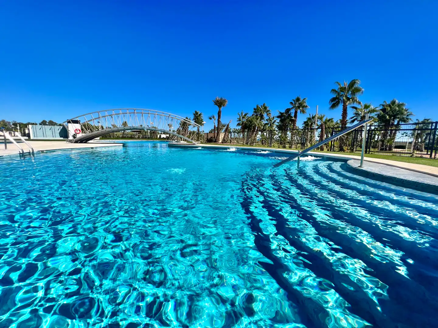 Swimming pool of Apartments for sale in Torre la Sal