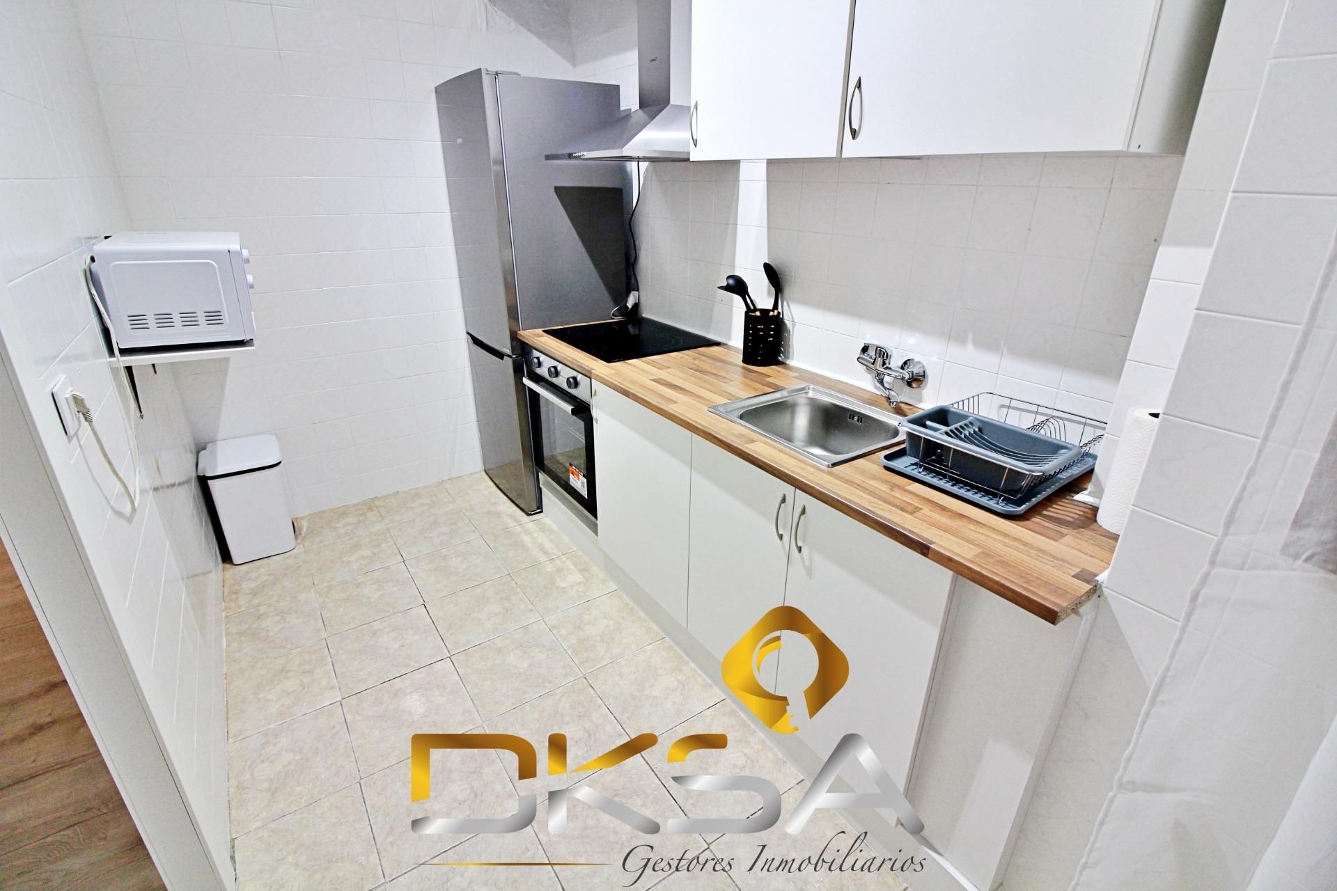 Kitchen of Flat for sale in Vila-real  with Air Conditioner, Terrace and Furnished