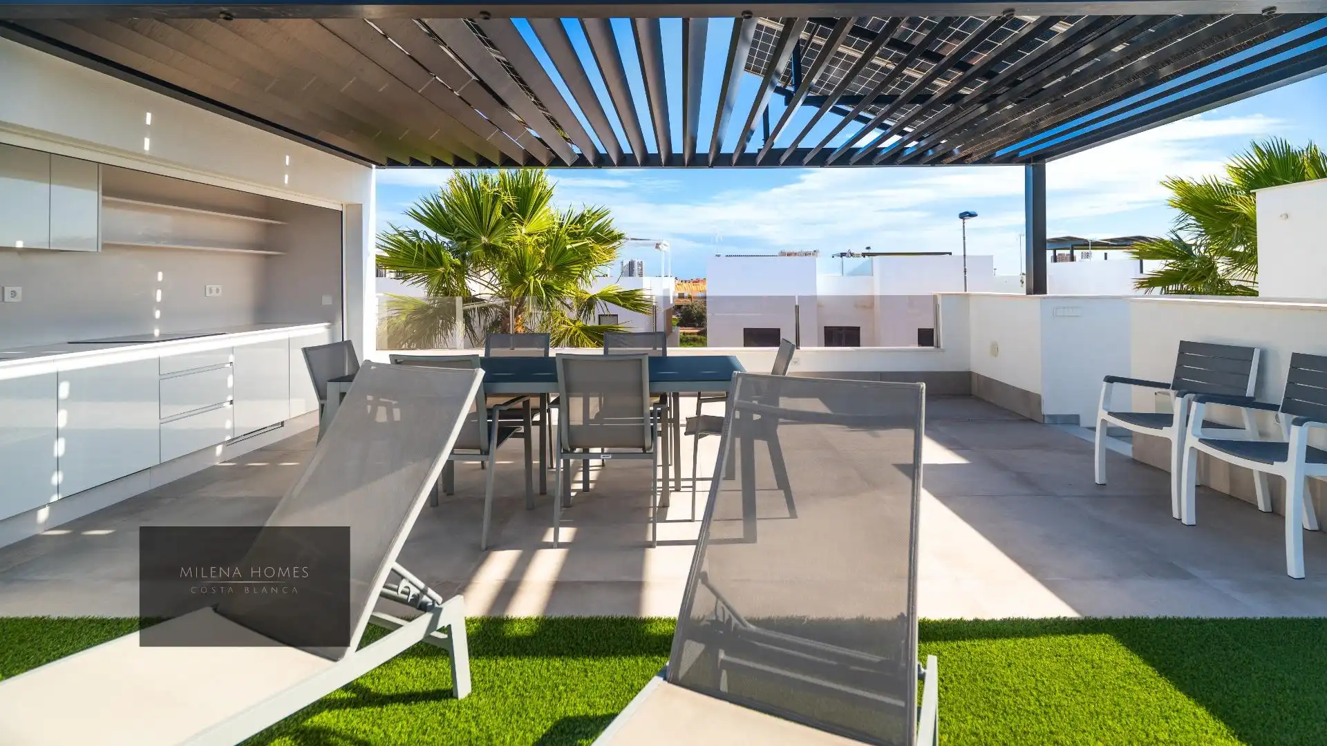 Terrassa de Casa o xalet en venda en San Javier amb Aire condicionat, Calefacció i Jardí privat