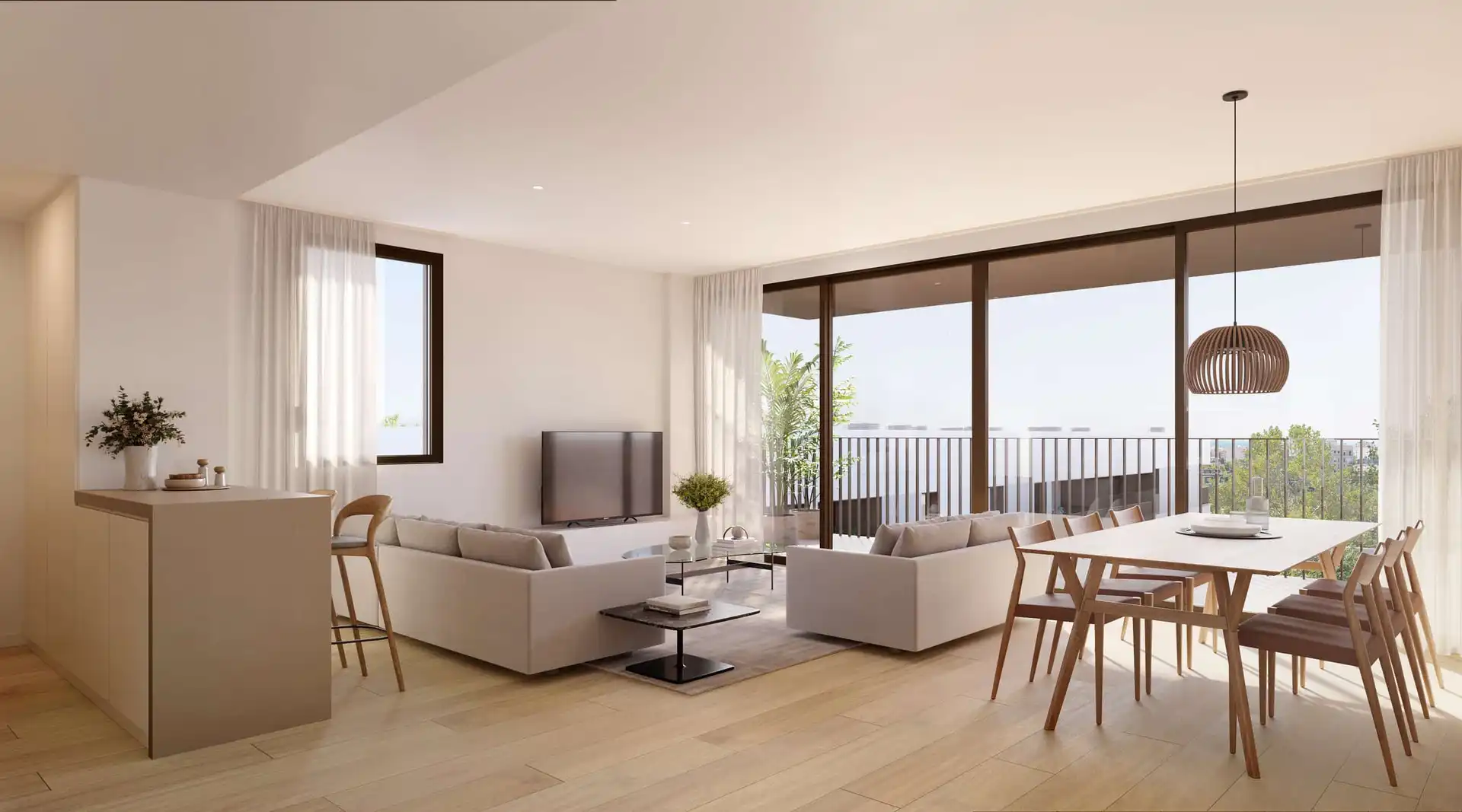 Sala d'estar de Pis en venda en  Palma de Mallorca amb Aire condicionat, Calefacció i Parquet