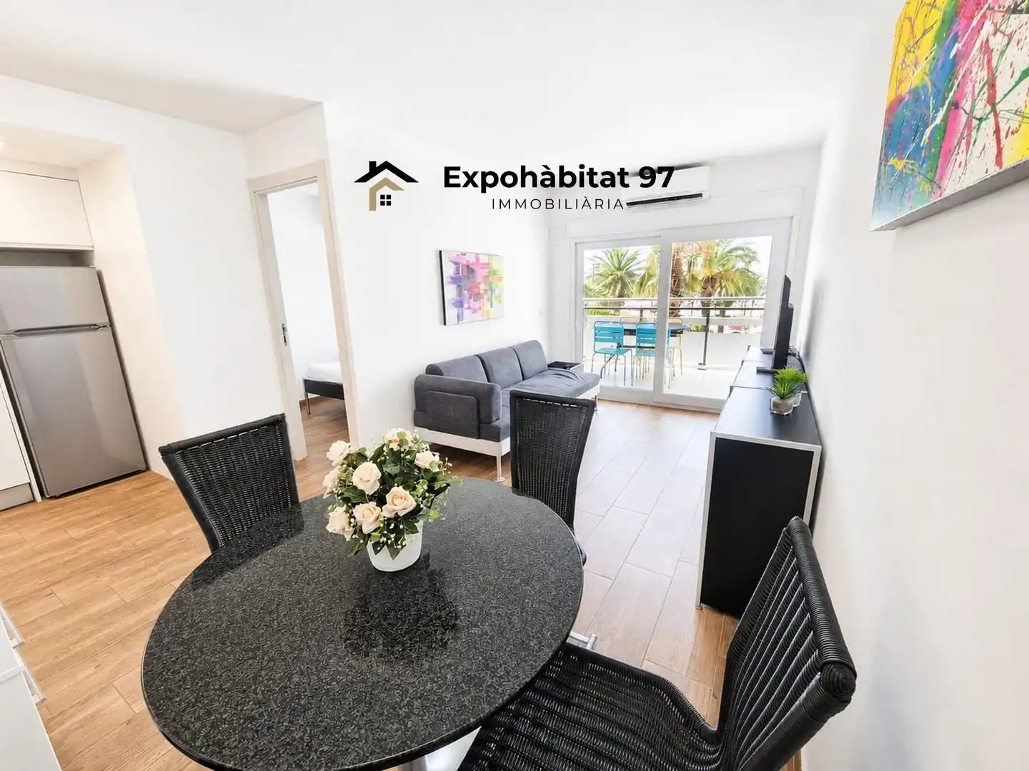 Living room of Apartments for sale in Salou  with Air Conditioner, Terrace and Furnished
