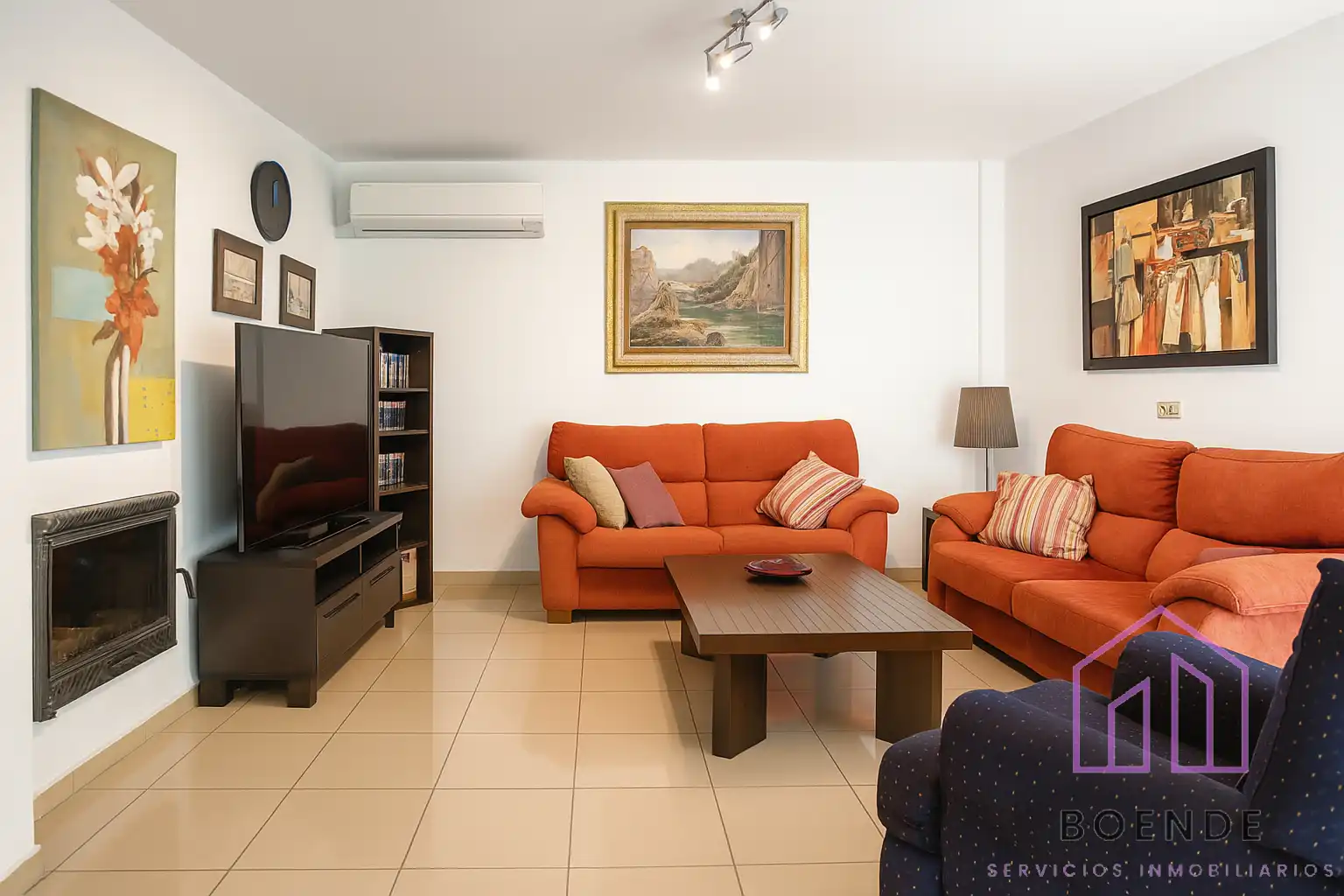 Living room of Houses for sale in Campo Real  with Air Conditioner, Heating and Private garden