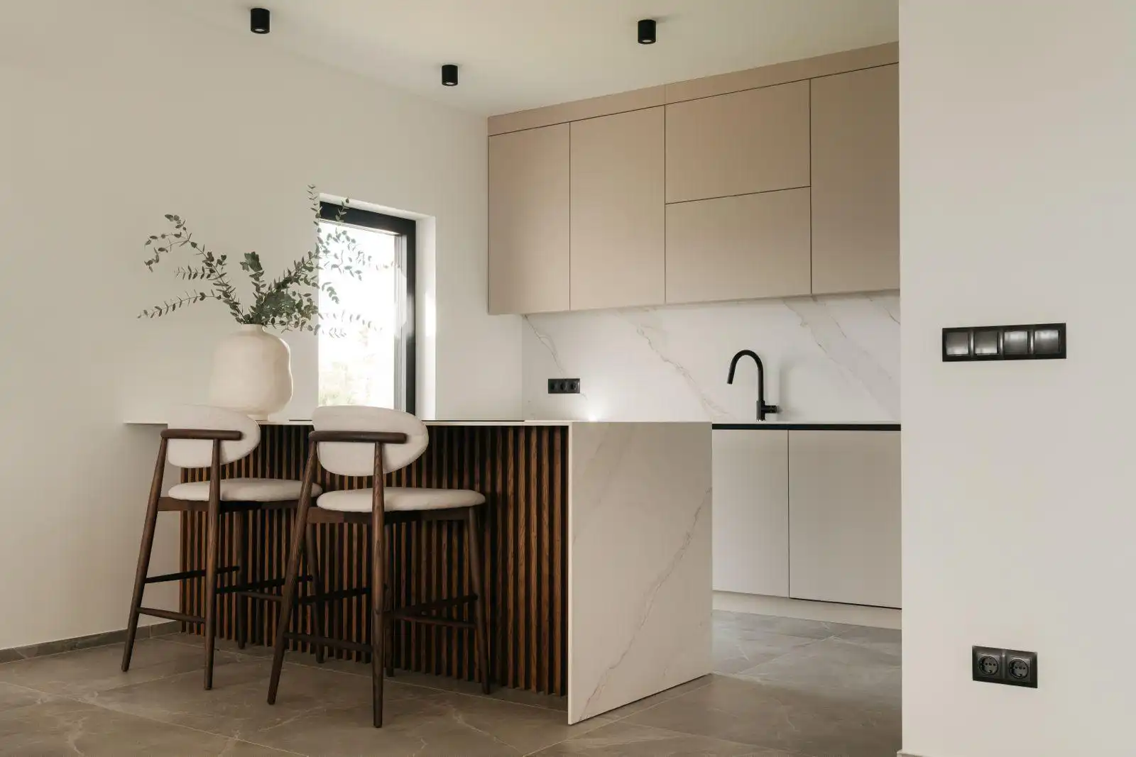 Cuina de Casa o xalet en venda en Benitachell / El Poble Nou de Benitatxell amb Aire condicionat, Jardí privat i Traster