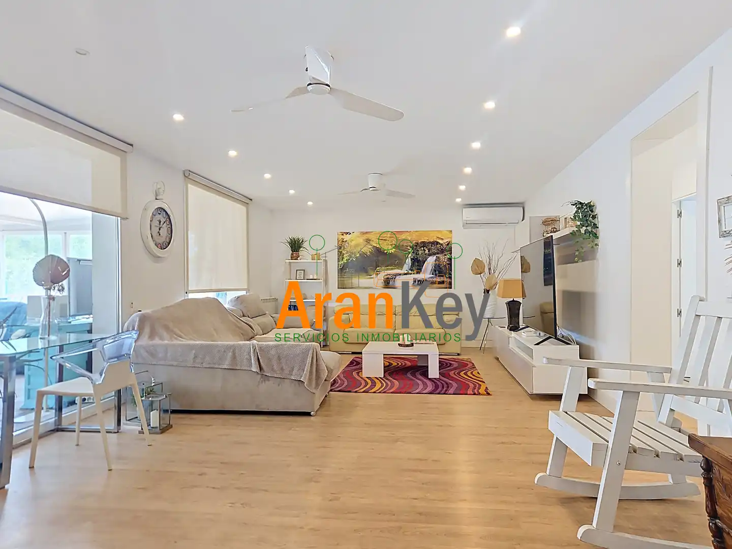 Living room of Houses for sale in Colmenar de Oreja  with Air Conditioner, Heating and Private garden