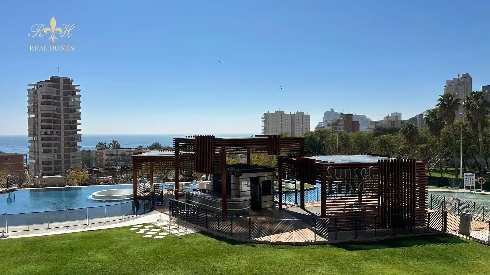 Terrace of Flat for rent in Benidorm  with Air Conditioner, Heating and Terrace