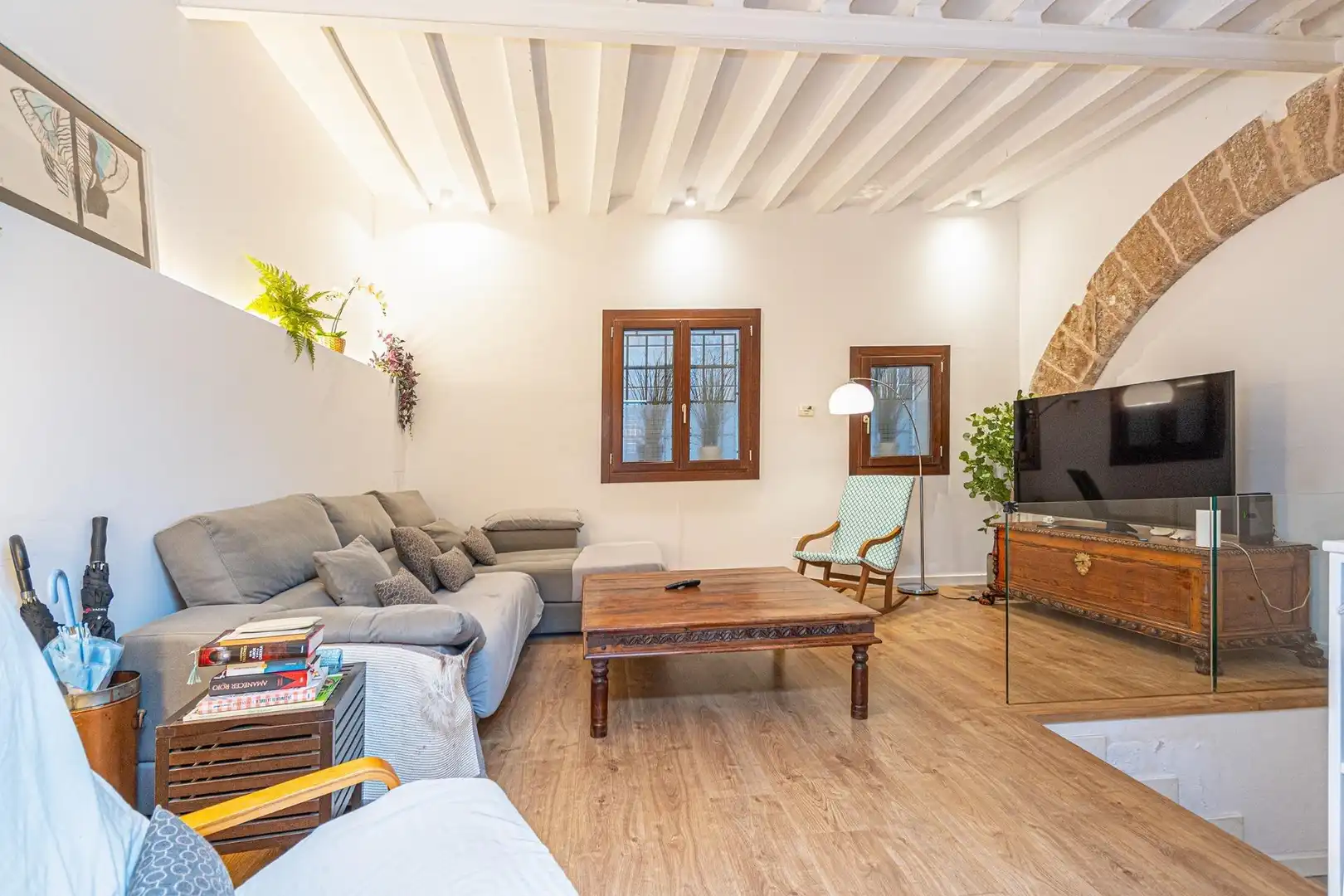 Sala d'estar de Pis en venda en  Palma de Mallorca amb Calefacció, Terrassa i Traster