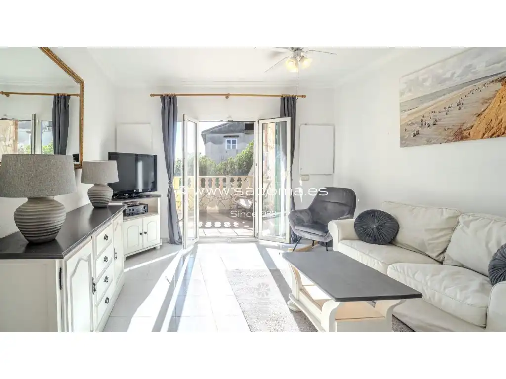 Living room of Houses for sale in Sant Llorenç des Cardassar  with Air Conditioner, Terrace and Balcony