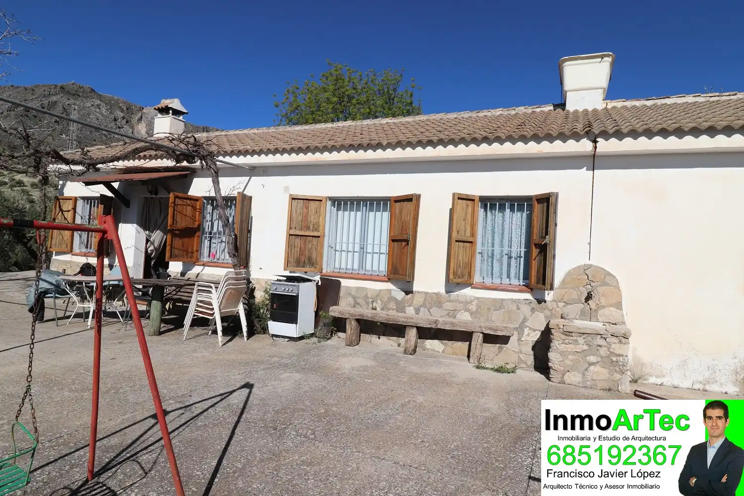 Vista exterior de Finca rústica en venta en Íllora con Jardín privado y Terraza