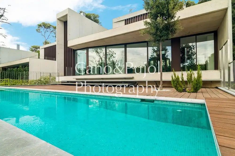 Piscina de Casa o xalet en venda en Sant Cugat del Vallès amb Calefacció, Terrassa i Piscina