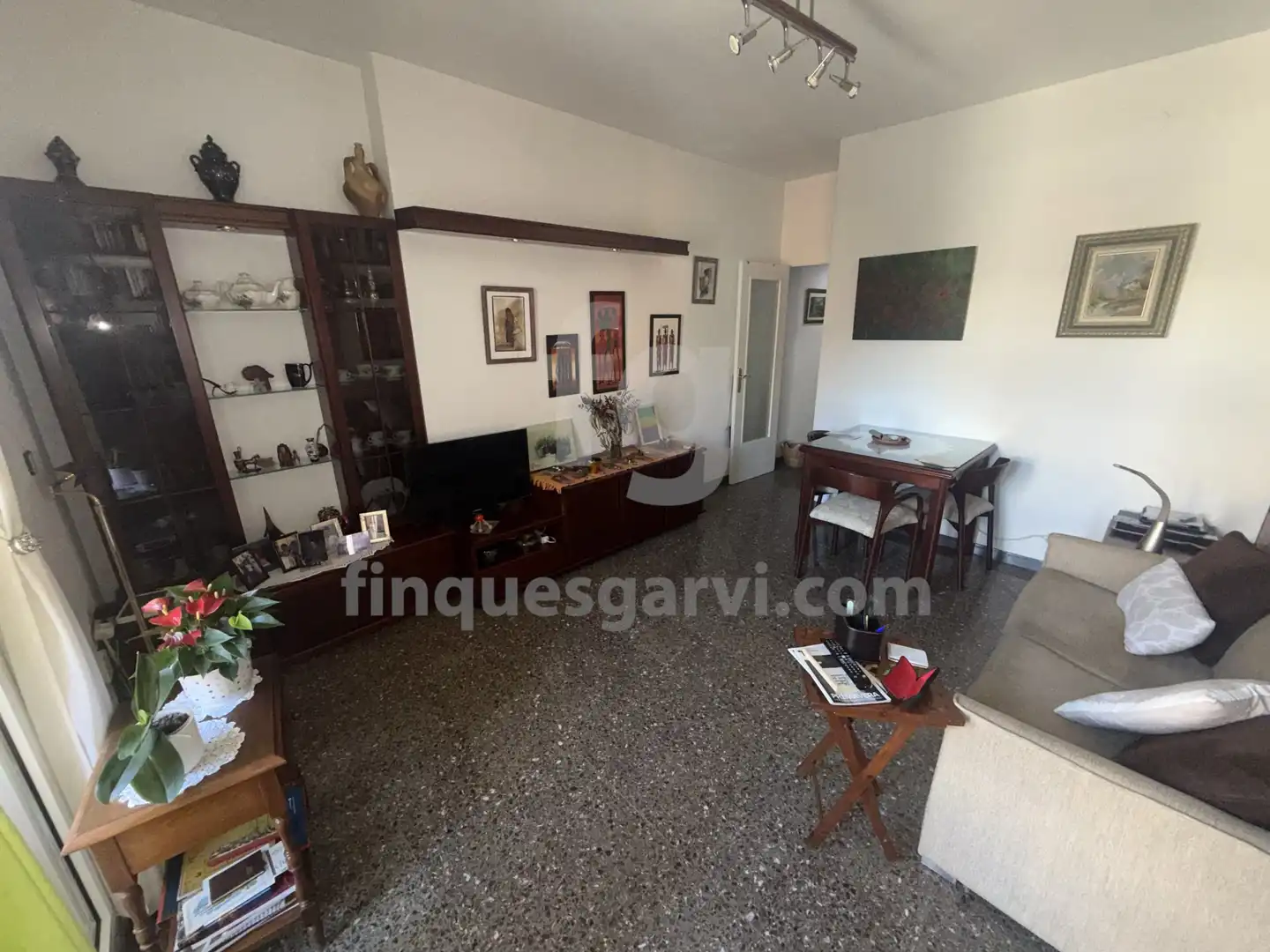Sala d'estar de Pis en venda en Barcelona amb Aire condicionat, Calefacció i Balcó